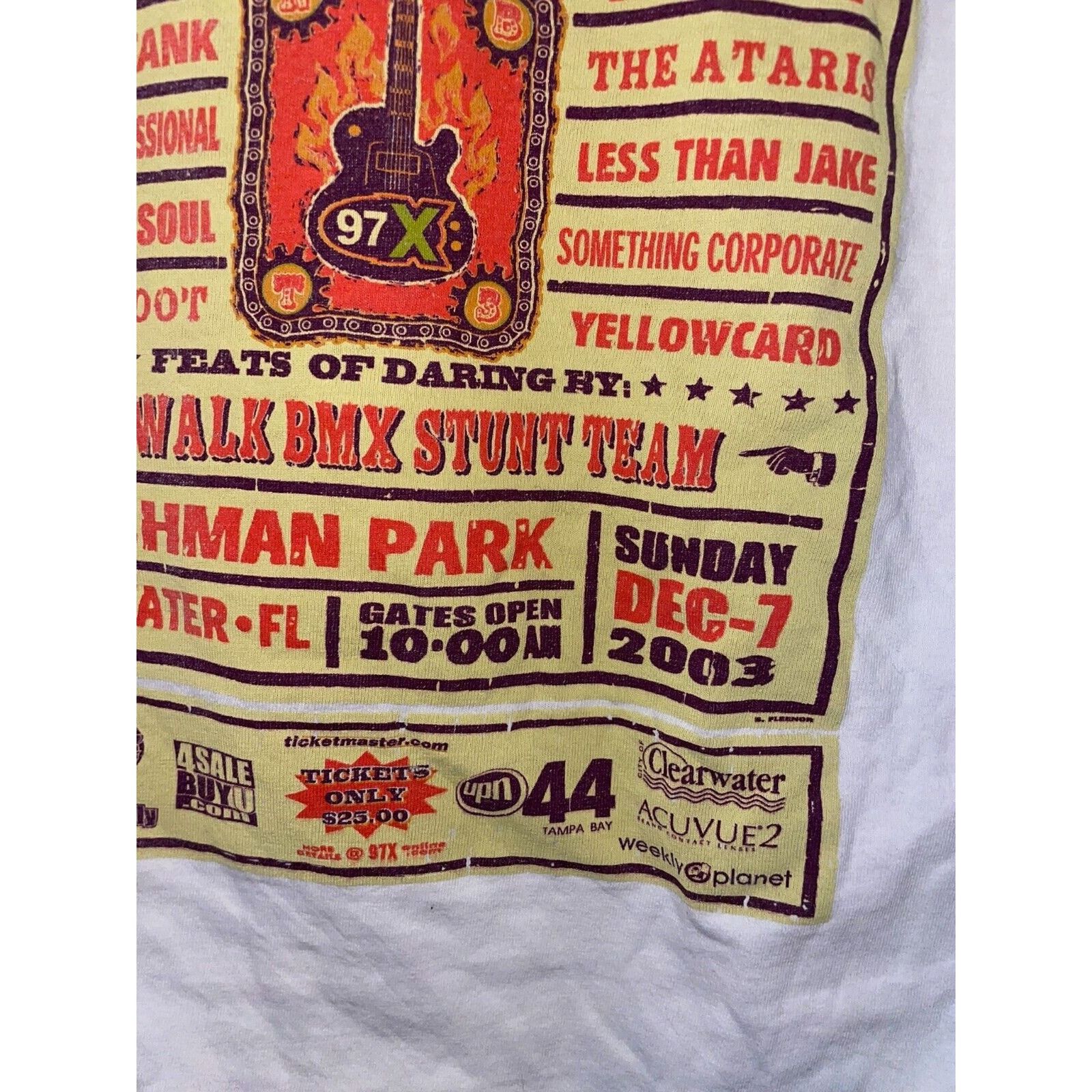 Jerzees Vintage Concert Shirt AFI Less Than Jake Switchfoot Tee M Size US M / EU 48-50 / 2 - 10 Thumbnail