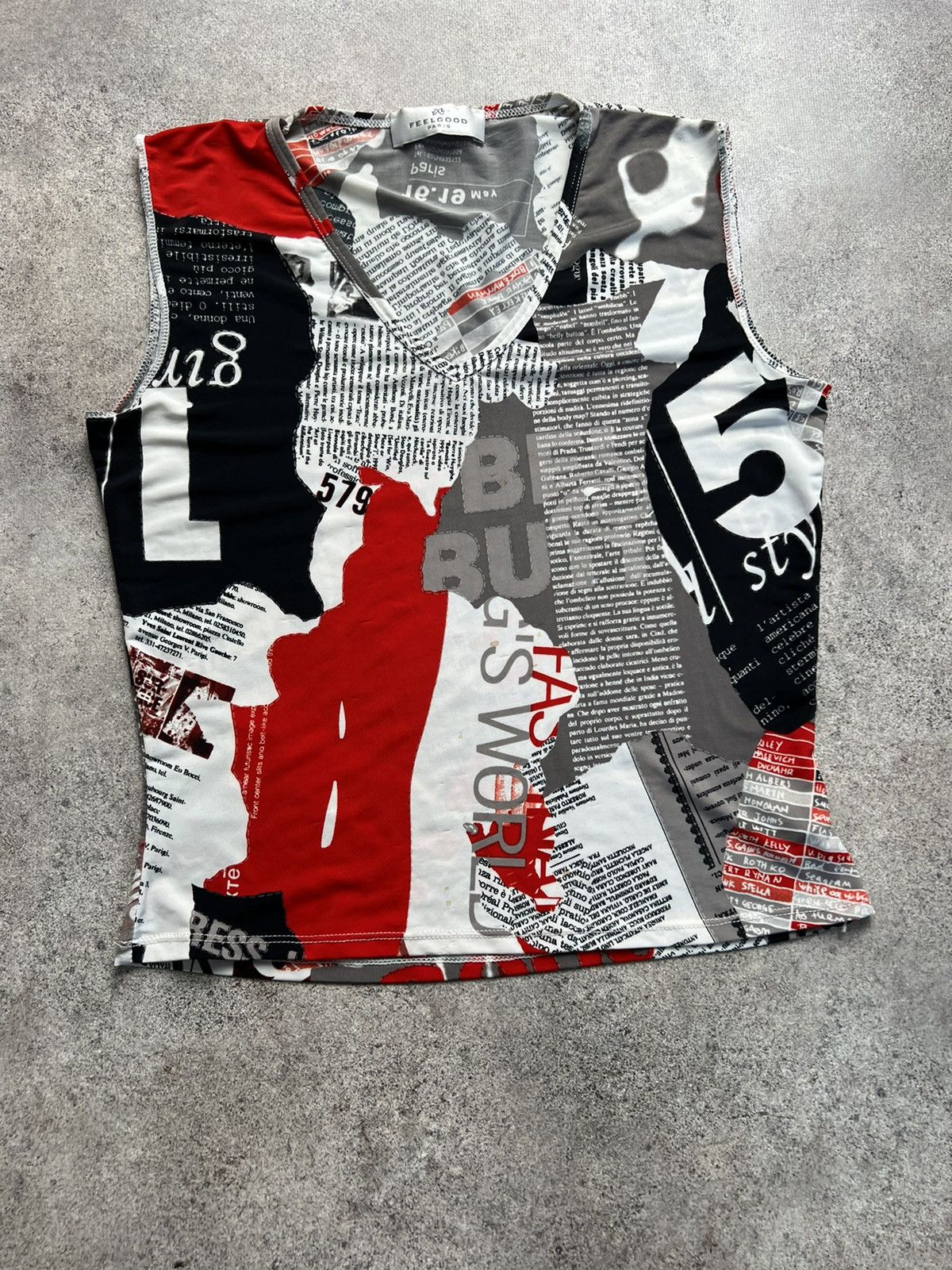 Vintage Vintage elastic tank top Size US S / EU 44-46 / 1 - 2 Thumbnail