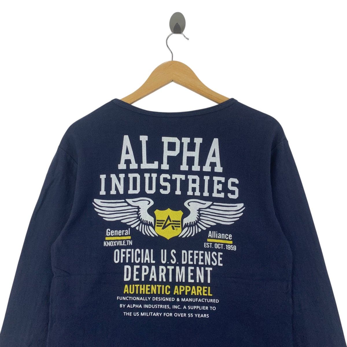 Alpha Industries ALPHA INDUSTRIES Official US Defense Department Sweatshirt Size US M / EU 48-50 / 2 - 7 Thumbnail