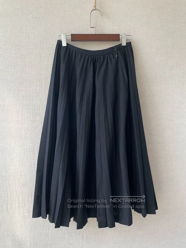 Comme des Garcons Comme Des Garcons size M Dark plaid pleated skirt Size 24" / US 00 / IT 34 - 3 Thumbnail