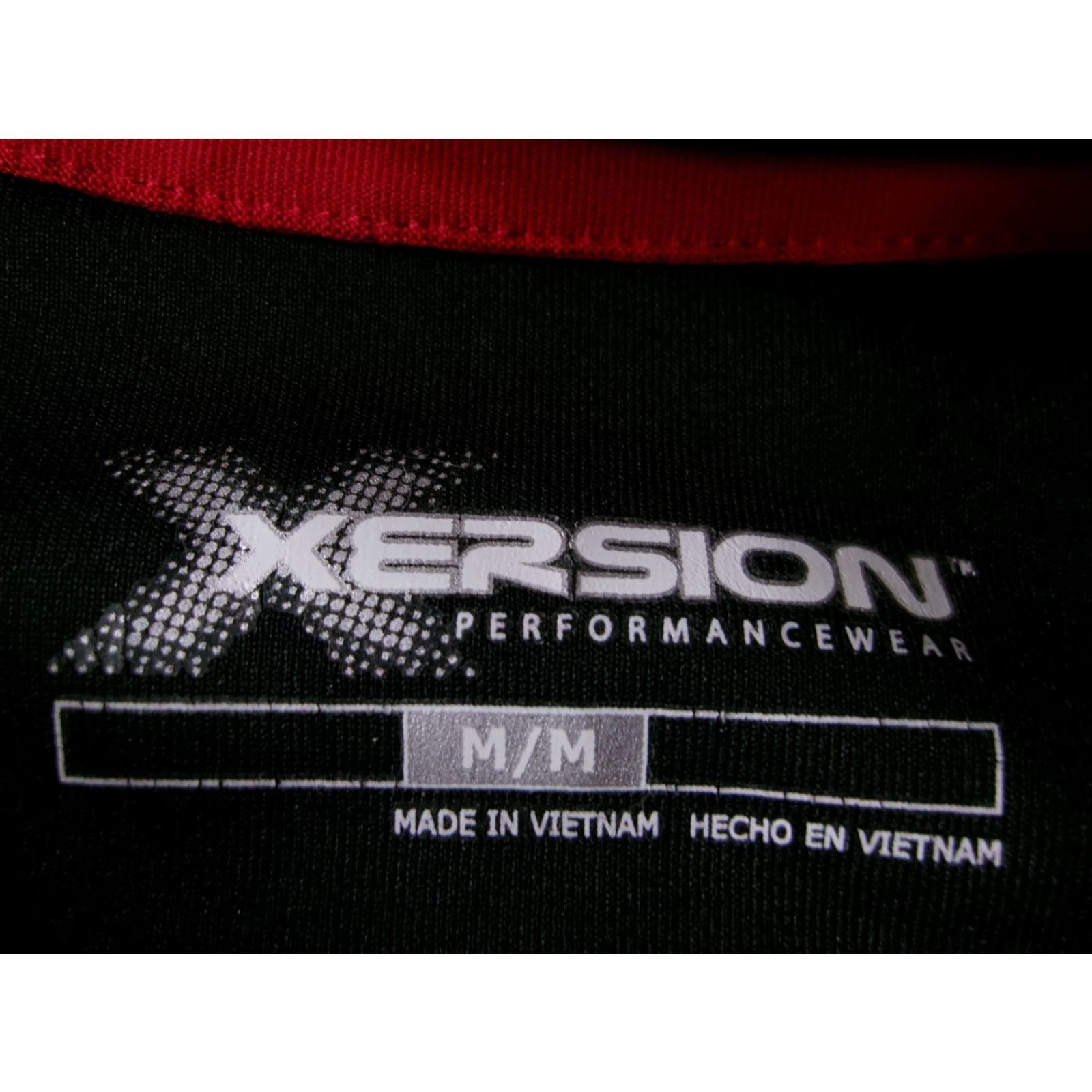 Vintage Xersion Performance Jacket Womens M Black Red Full Zip Track Jacket Active Running & Jogging Slim Fit Moisture Wicking Sports Piping Size M / US 6-8 / IT 42-44 - 6 Thumbnail