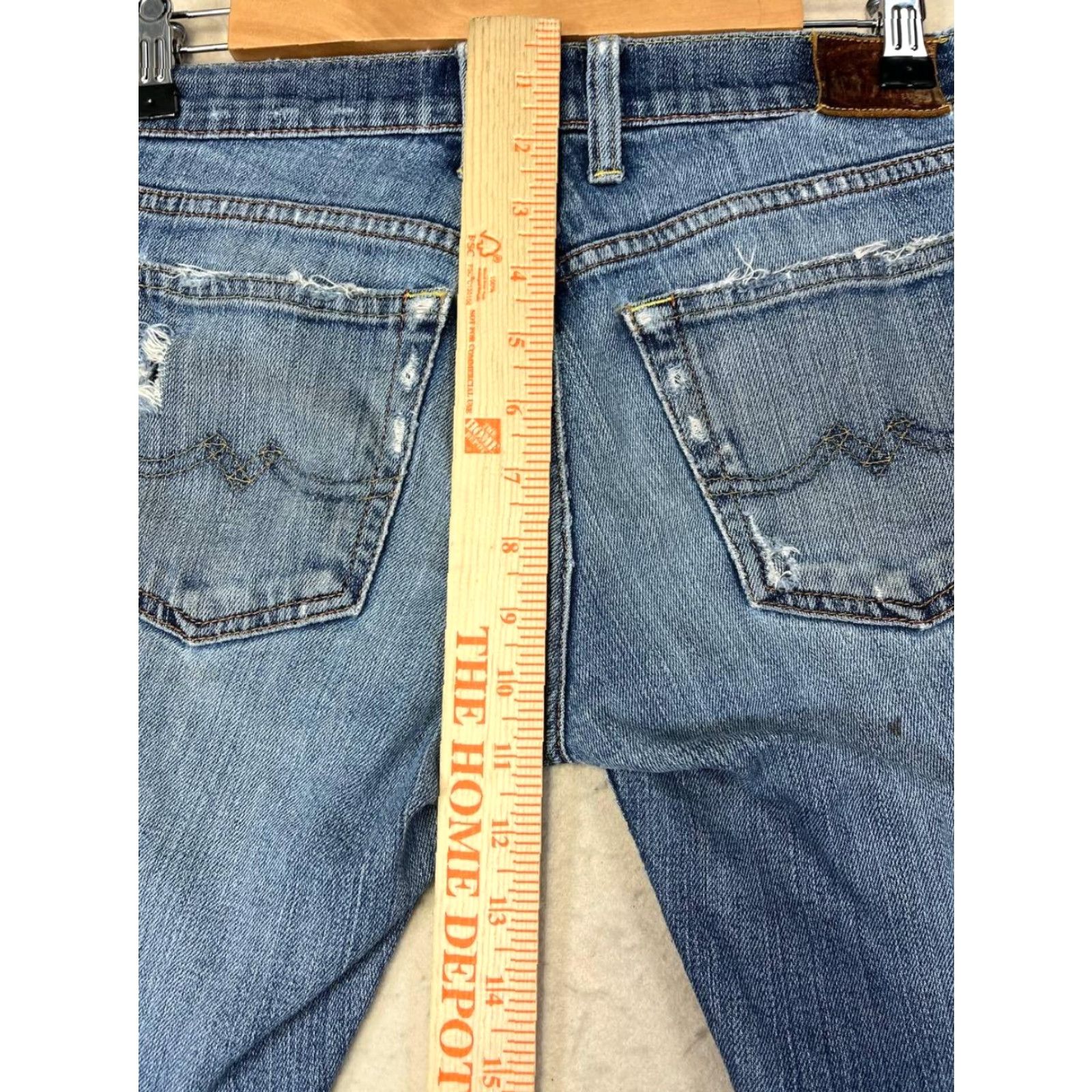 Lucky Brand Lucky Brand Jeans Shorts Bermuda Denim Womens 2/26 High Rise Cut Off 5-Pocket Blue Denim Classic Modern 2/26 Size 26" / US 2 / IT 38 - 4 Thumbnail