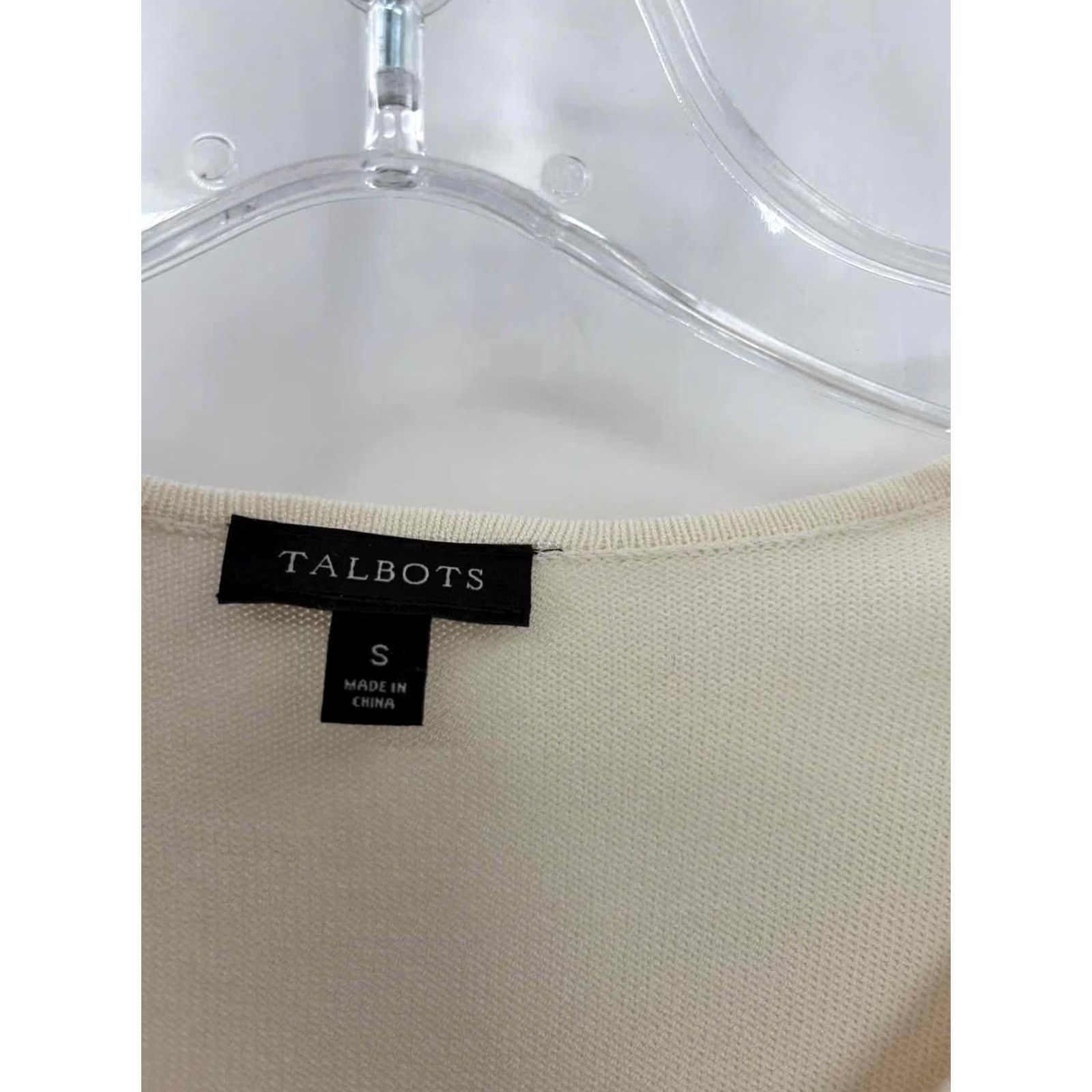 Talbots Talbots Sweater Small Ivory Pre Owned Size Size S / US 4 / IT 40 - 3 Thumbnail