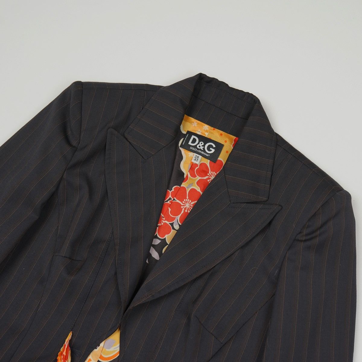 Dolce & Gabbana Dolce Gabbana Wool Striped Suit With Silk Blazer Pants Size M / US 6-8 / IT 42-44 - 5 Thumbnail