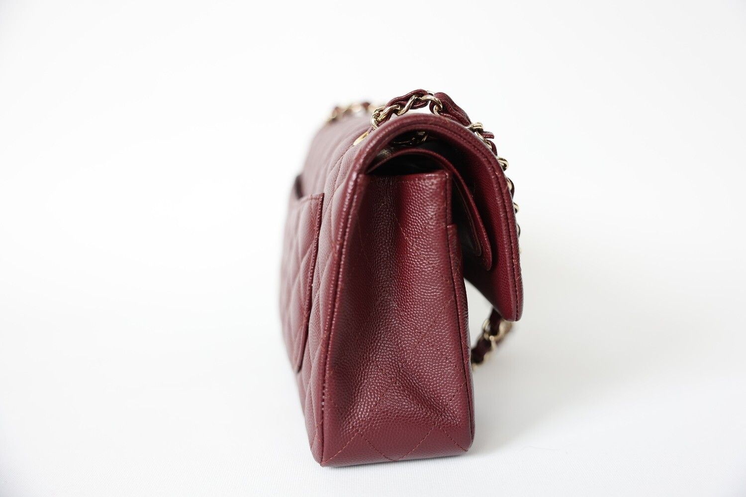 Chanel os11x0126 Size: OS / Classic Double Flap Small Bag Burgundy Size ONE SIZE - 4 Thumbnail