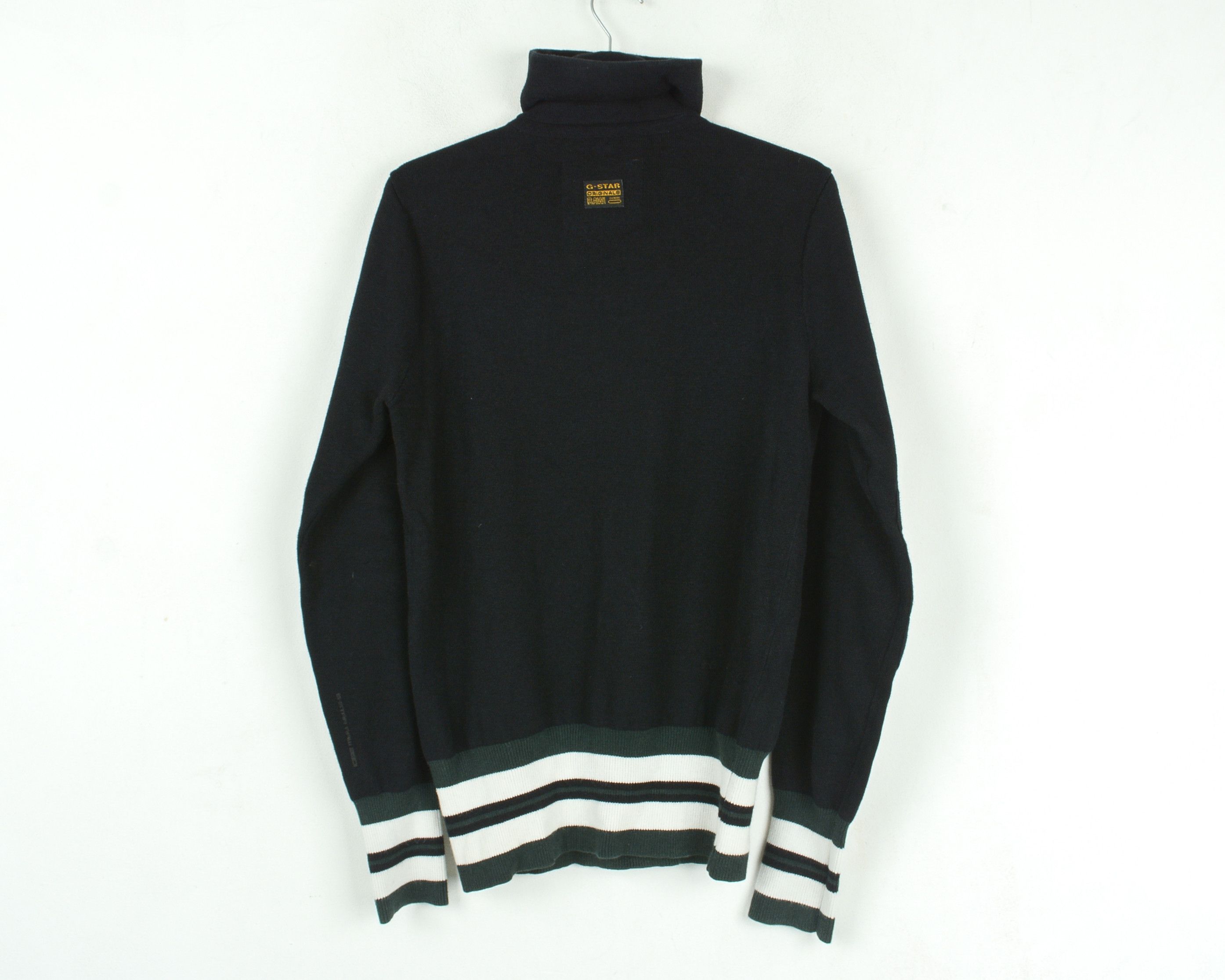 G-Star Diploma 1/2 Zip Knit Sweater S Pullover High Neck Ramie Size US S / EU 44-46 / 1 - 5 Thumbnail