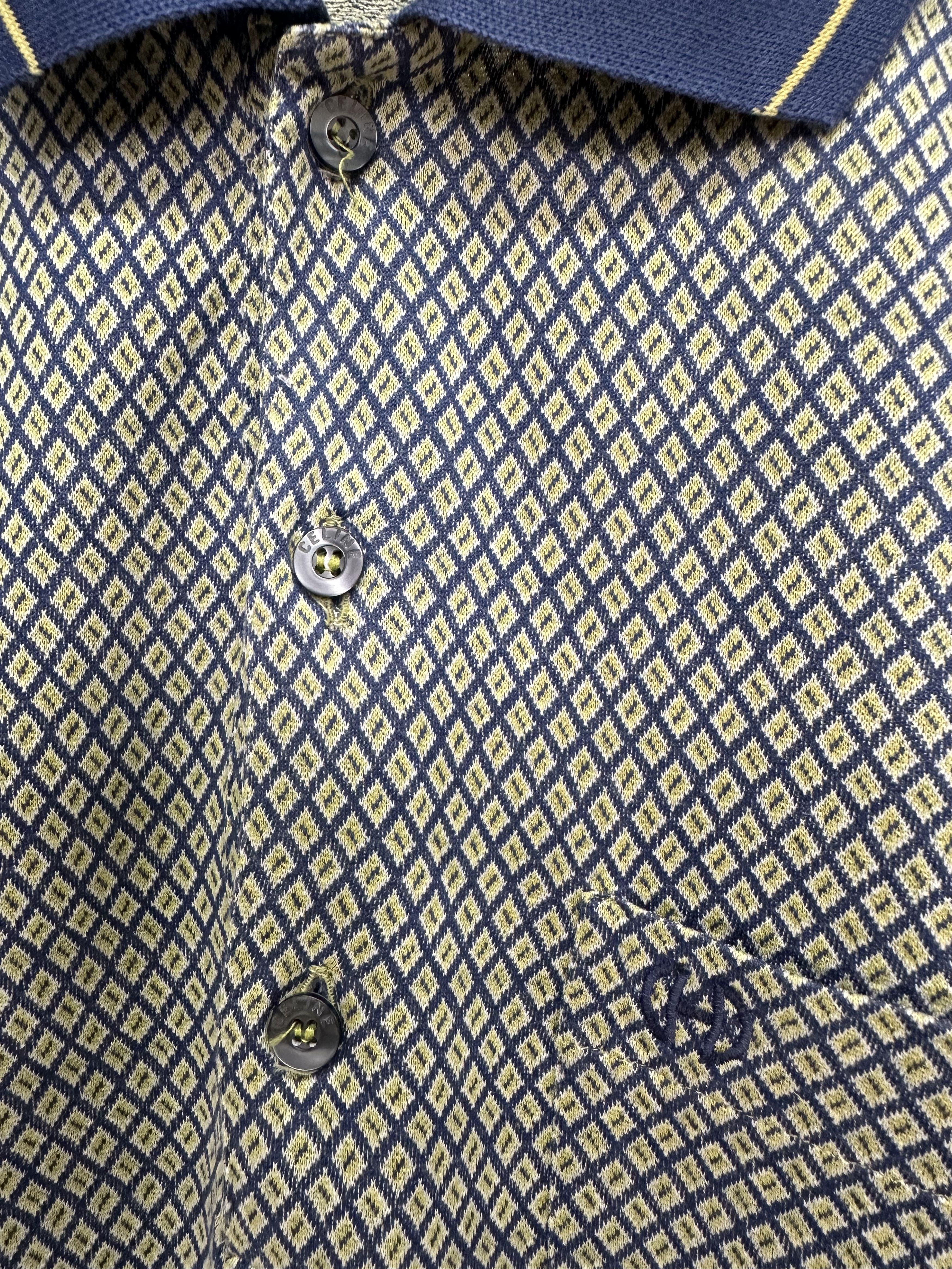 Celine Vintage Celine Homme Polo Shirt Size US M / EU 48-50 / 2 - 8 Thumbnail