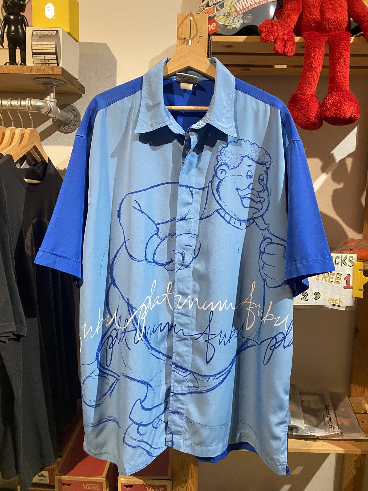 Fubu Vintage Platinum Fubu Fat Albert Blue OVP Shirt Size US XXL / EU 58 / 5 - 2 Thumbnail