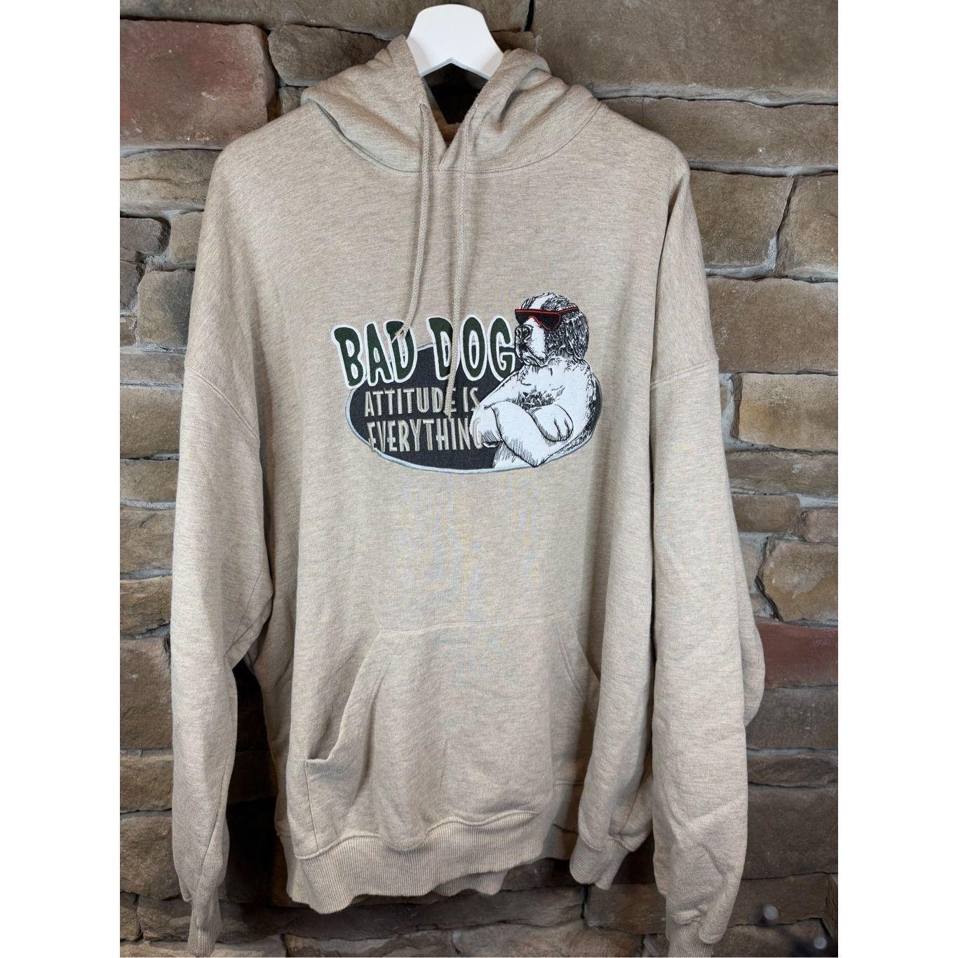 Big Dogs Vintage Big Dogs Hoodie Bad Dog Attitude is Everything Men's Size US XXL / EU 58 / 5 - 1 Thumbnail
