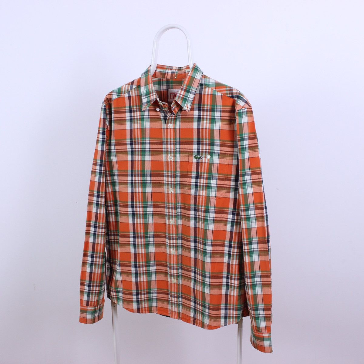 Lacoste Vintage Lacoste Live Long Sleeve Shirt Size US M / EU 48-50 / 2 - 2 Thumbnail