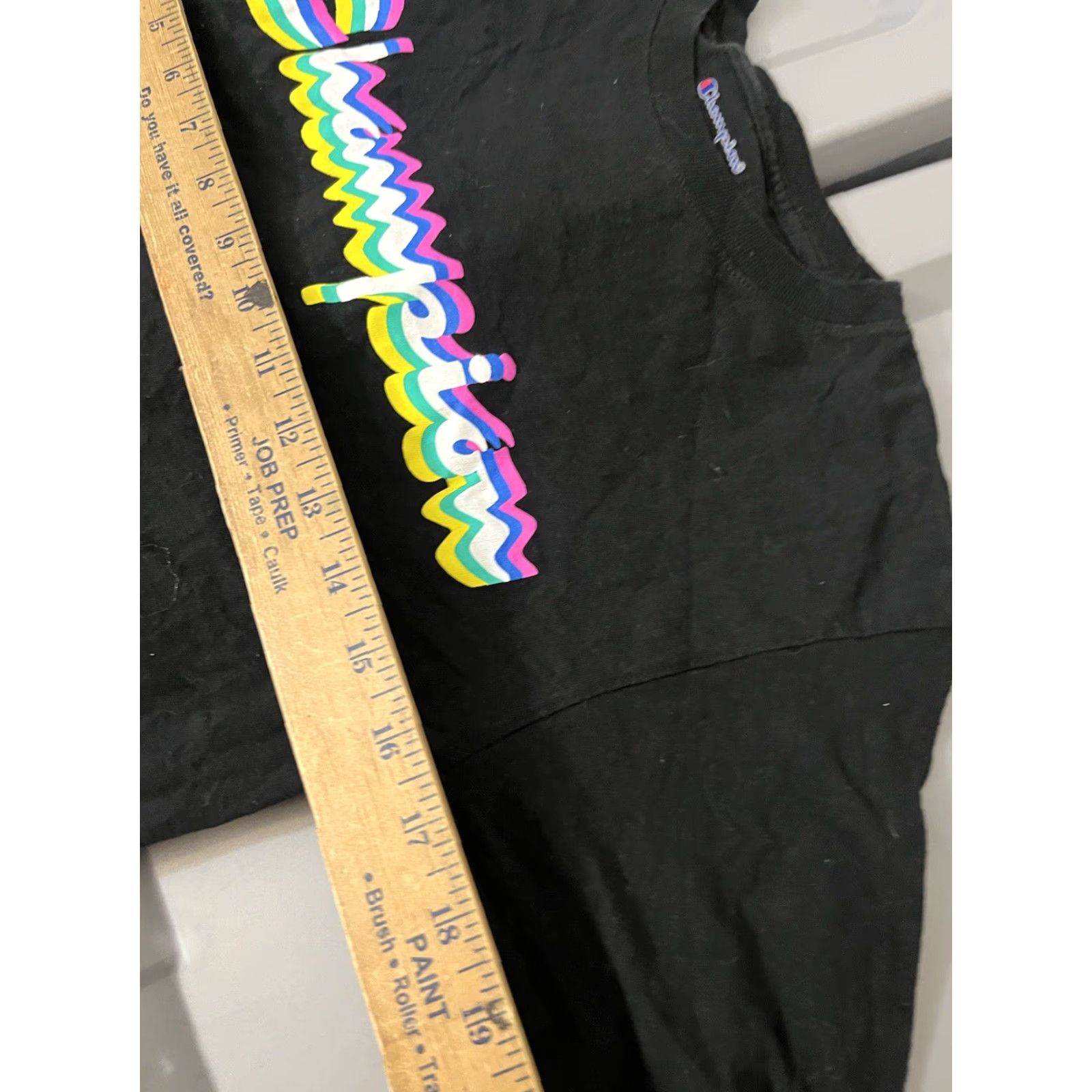 Champion VINTAGE Champion Long Sleeve Pullover T-Shirt Black Small Mens Size US S / EU 44-46 / 1 - 5 Thumbnail