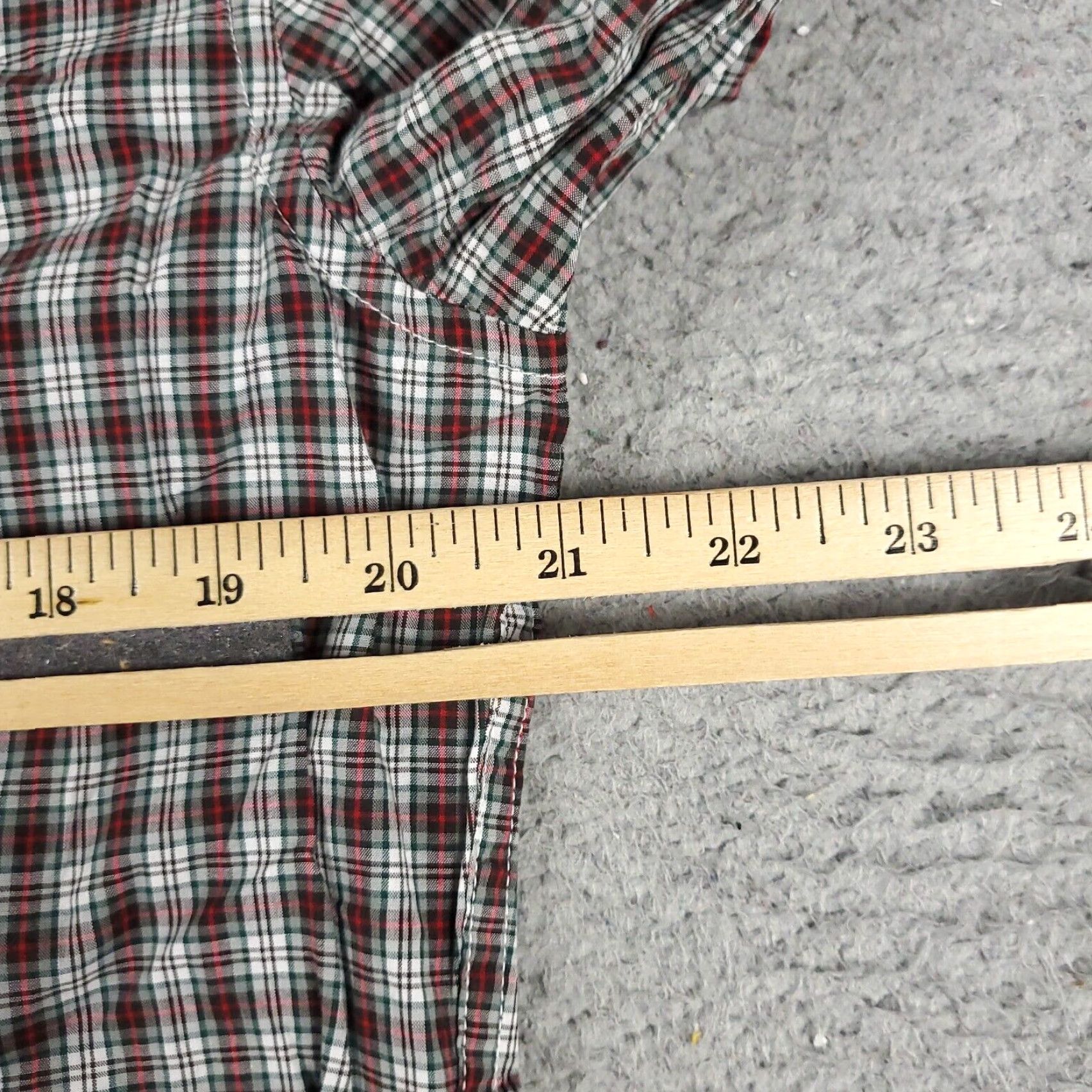Original Penguin Original Penguin Plaid Button-Up Shirt Mens Medium Red Long Sleeve Size US M / EU 48-50 / 2 - 6 Thumbnail
