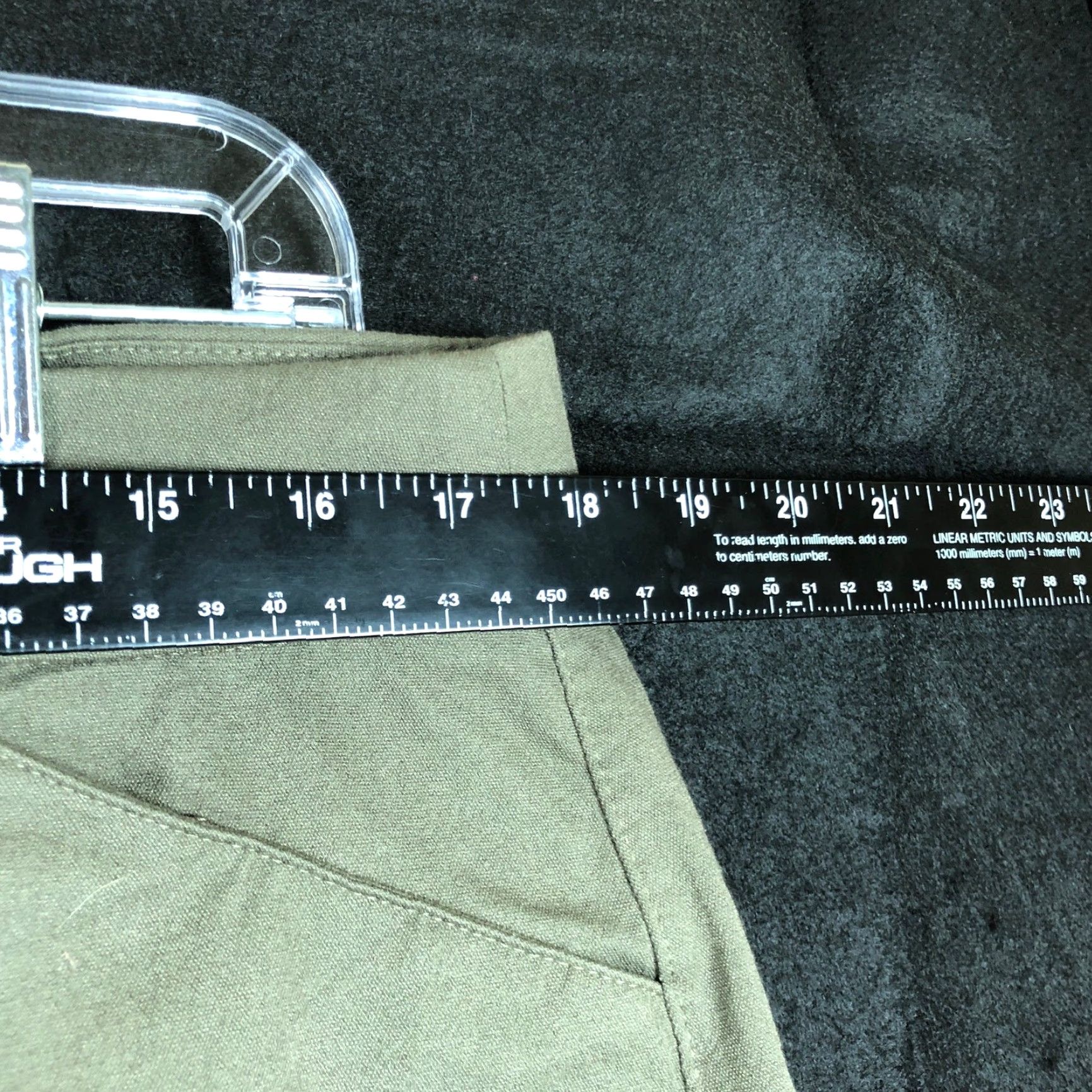 Vintage Chicos Travelers Womens Pants Green Petite High Rise Ankle Stretch 3 Size 40" / US 18 - 6 Thumbnail