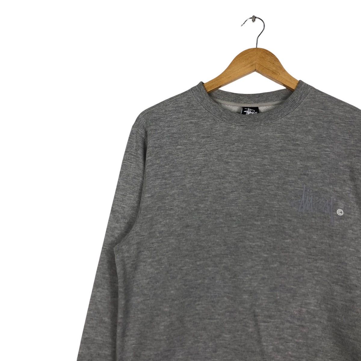 Japanese Brand × Stussy Vintage Stussy Japanese Brand Rare Design Grey Sweatshirt Size US S / EU 44-46 / 1 - 6 Thumbnail