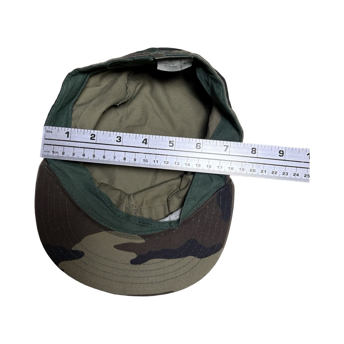 Other Combat Cap Camo Large Military Woodland Patrol Field Hat Size ONE SIZE - 9 Thumbnail