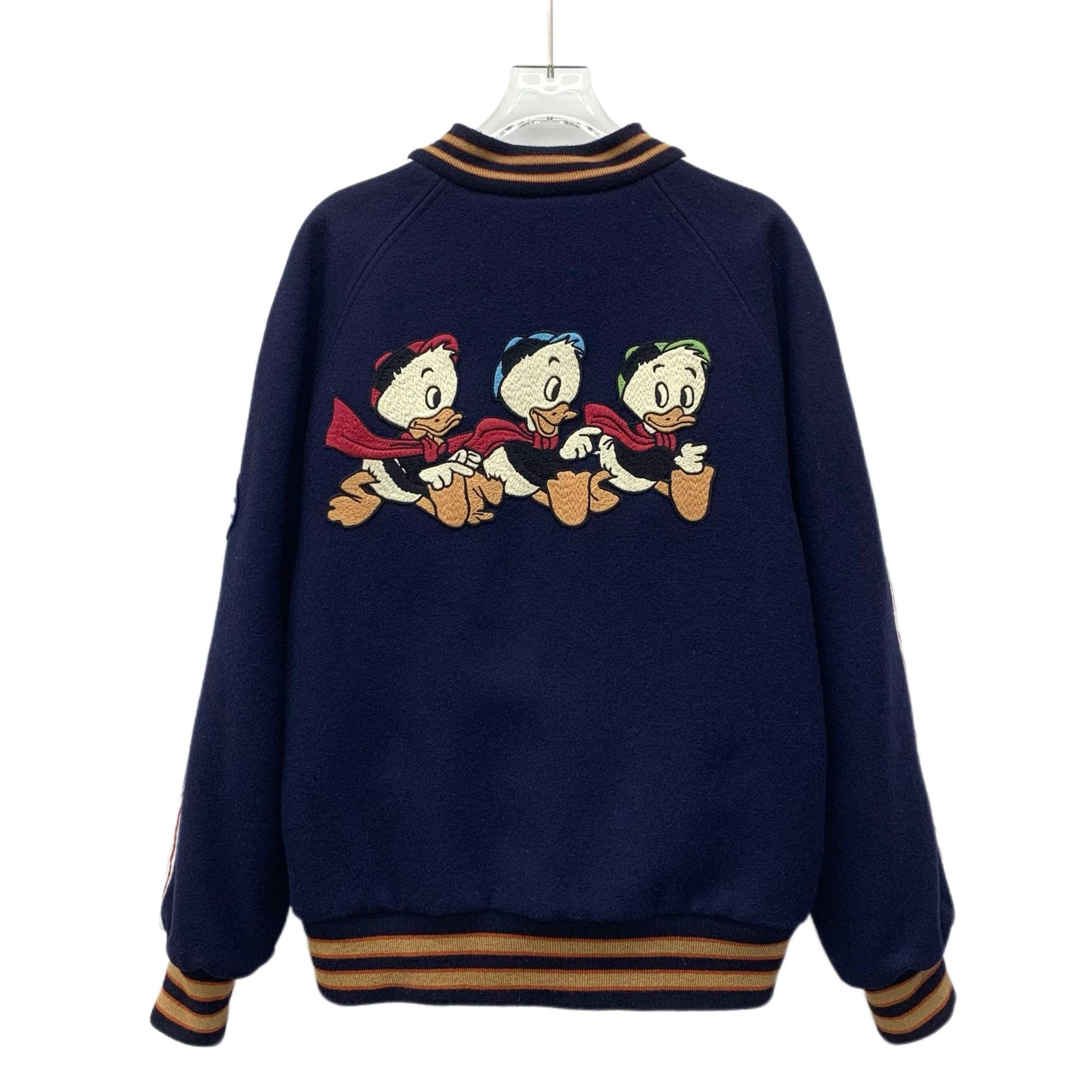 Gucci Disney X Gucci Deep Blue Wool Striped Single-Breasted Volley Size XL / US 12-14 / IT 48-50 - 7 Thumbnail