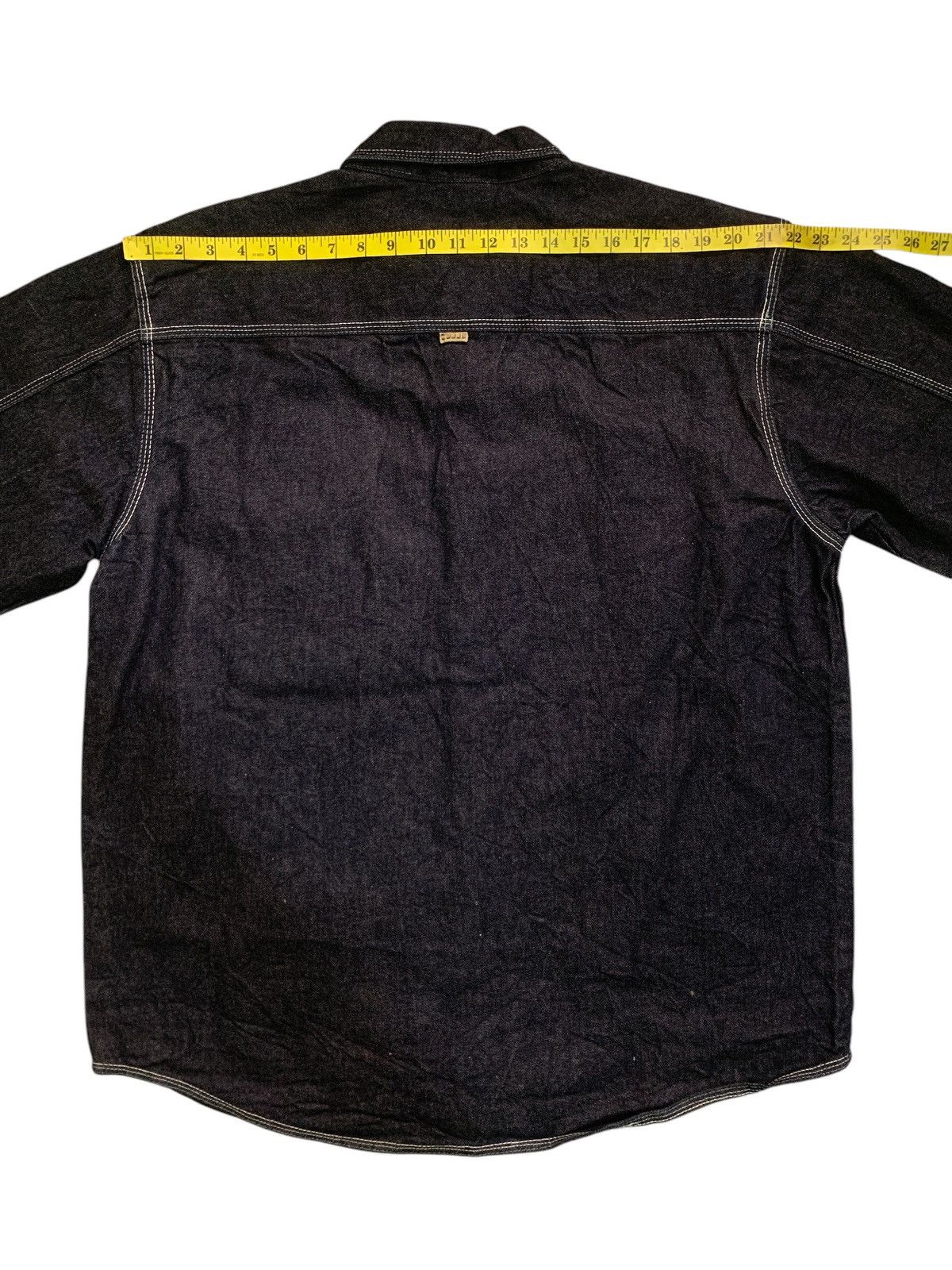 Marc Buchanan × Pelle Pelle Rare Design Pelle Pelle Marc Buchanan Denim Shirts Size US L / EU 52-54 / 3 - 13 Thumbnail