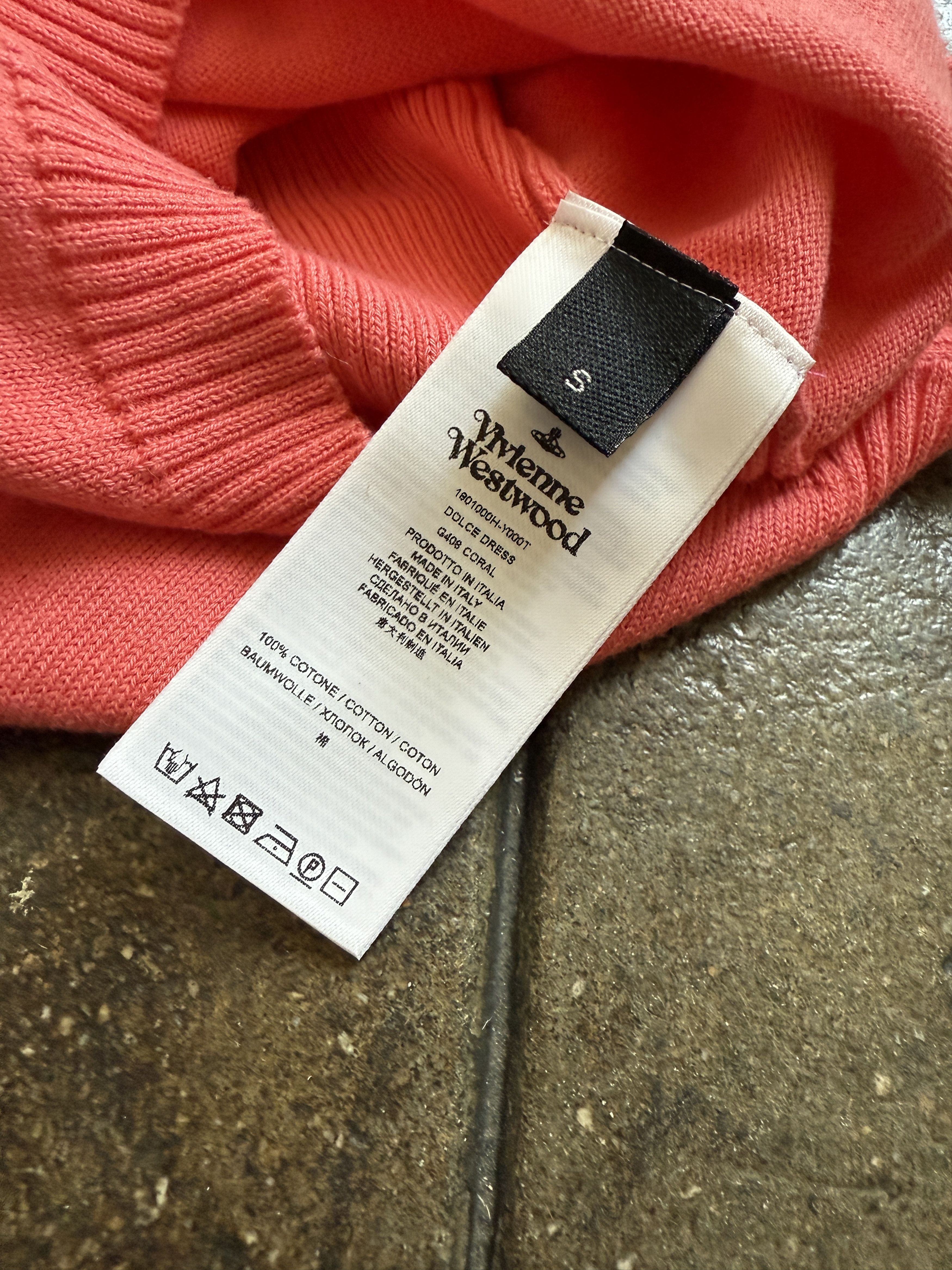 Vivienne Westwood 580$ NWT 2023 Dolce Dress in Hot Pink Size S / US 4 / IT 40 - 5 Thumbnail