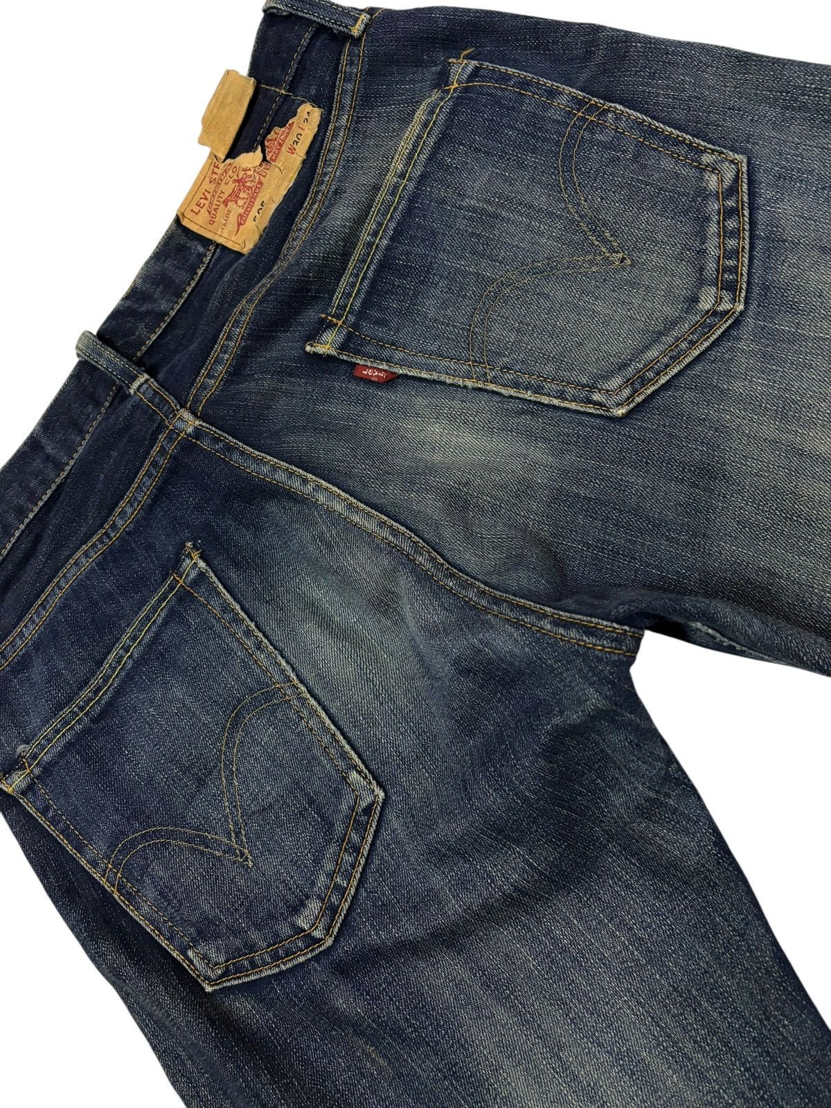Levi's Vtg 90s Levis Japan 505 Distressed Jeans Size US 31 - 5 Thumbnail
