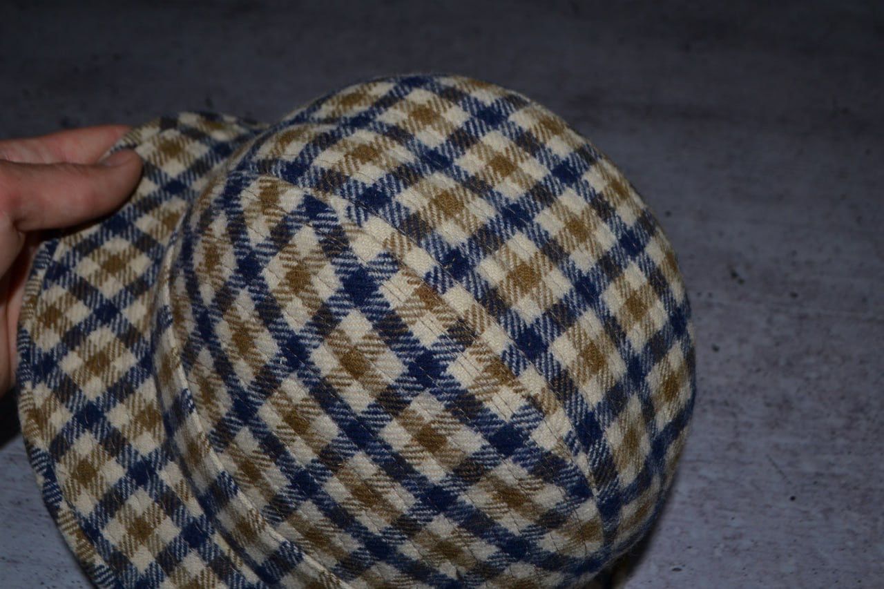 Aquascutum × Vintage AQUASCUTUM LONDON HOUSE CHECK TRILBY STYLE VINTAGE HAT Size ONE SIZE - 4 Thumbnail
