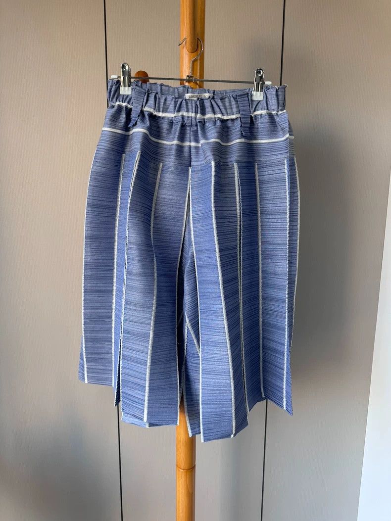 Issey Miyake Issey Miyake Bamboo Pattern Mid-Length Shorts - dmc Size US 28 / EU 44 - 1 Thumbnail