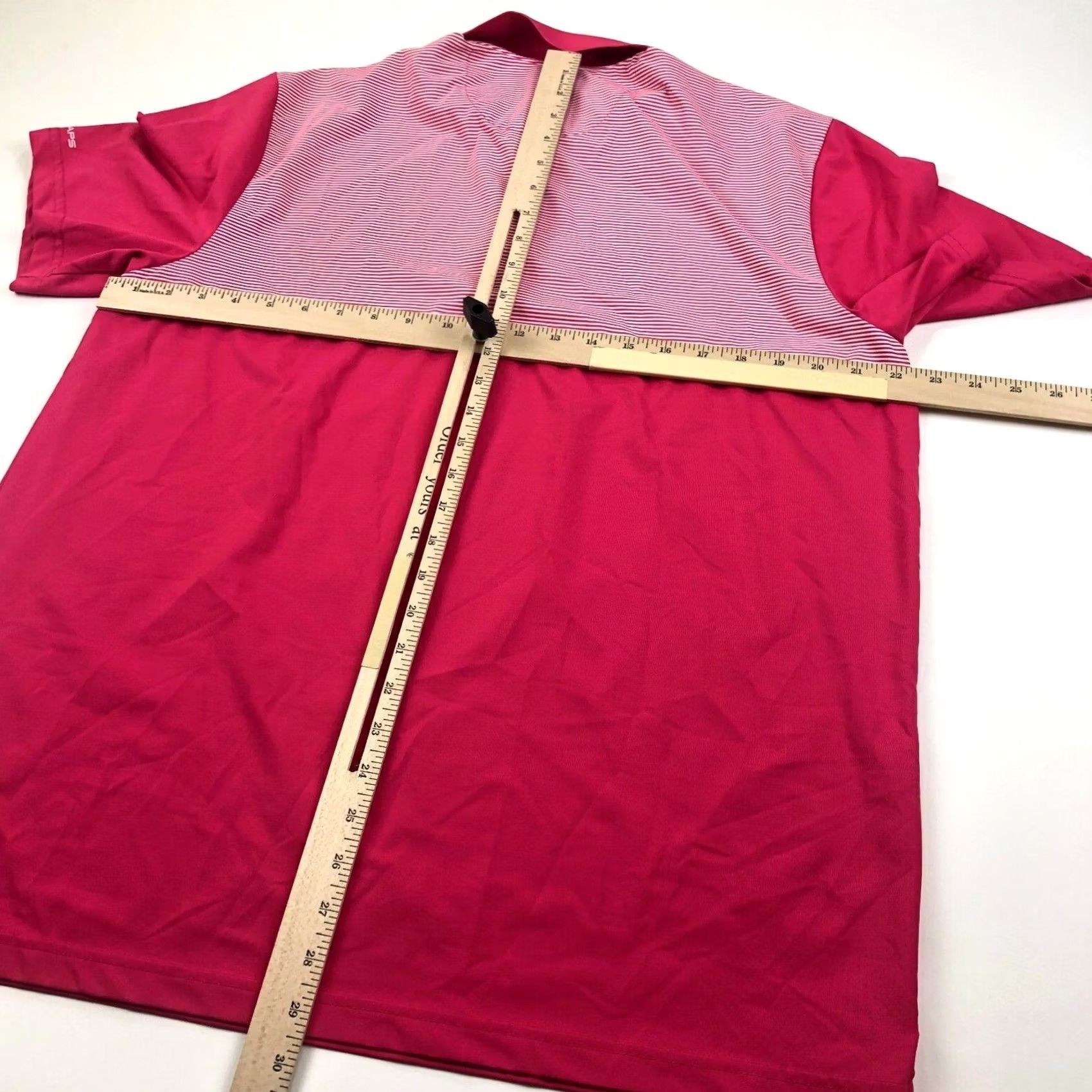 Chaps Chaps Golf Shirt Large Pink Mens Golf Short Sleeve Button Polo Size US L / EU 52-54 / 3 - 3 Thumbnail