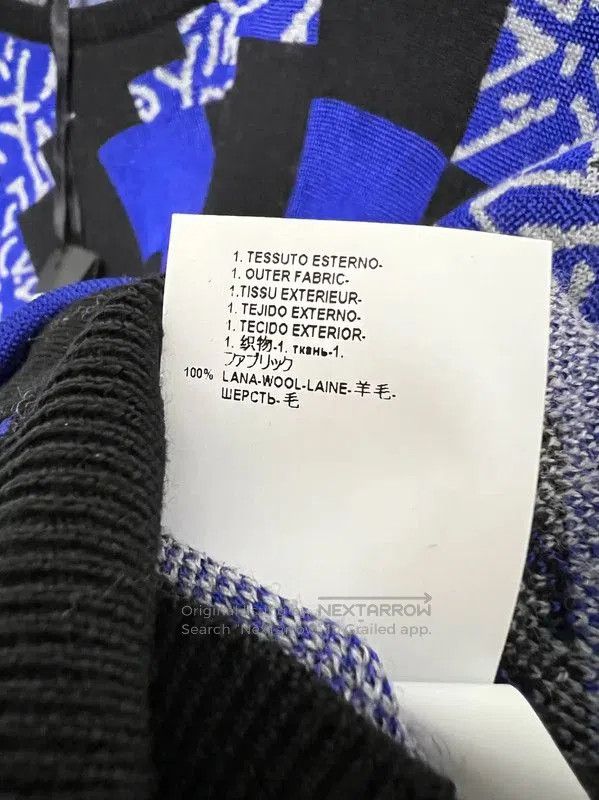 Versace Versace Blue Wool Long Sleeve Sweater . Size US XL / EU 56 / 4 - 7 Thumbnail