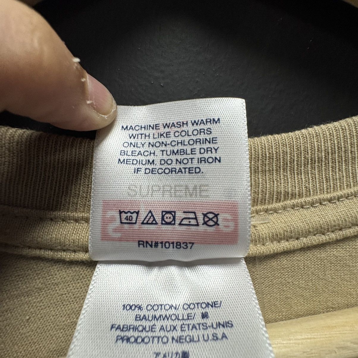 Supreme Supreme Tonal Box Logo Tee Khaki Size US XXL / EU 58 / 5 - 4 Thumbnail