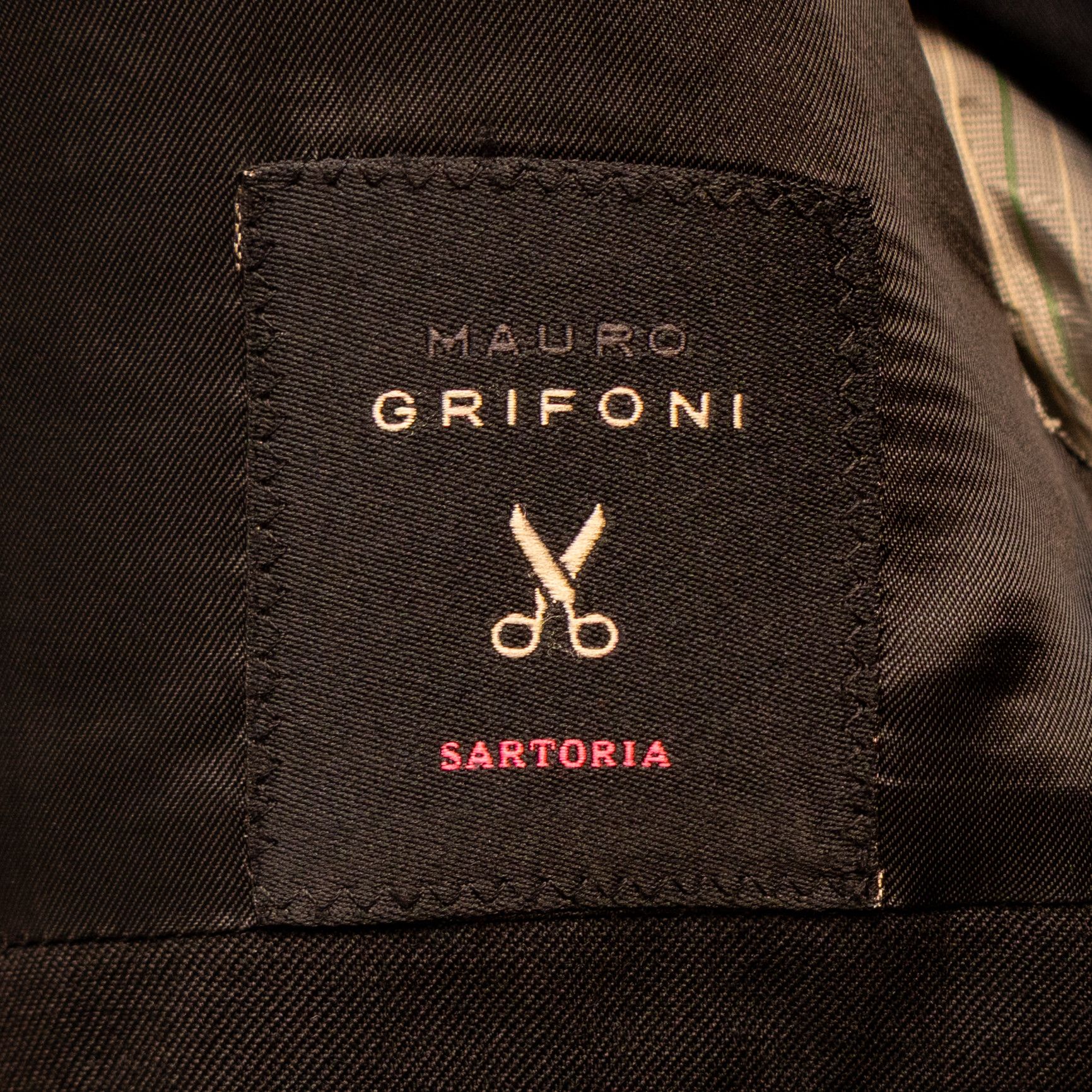 Grifoni auro Grifoni Sartoria Men’s Single-Breasted Black Blazer Size 38R - 5 Thumbnail