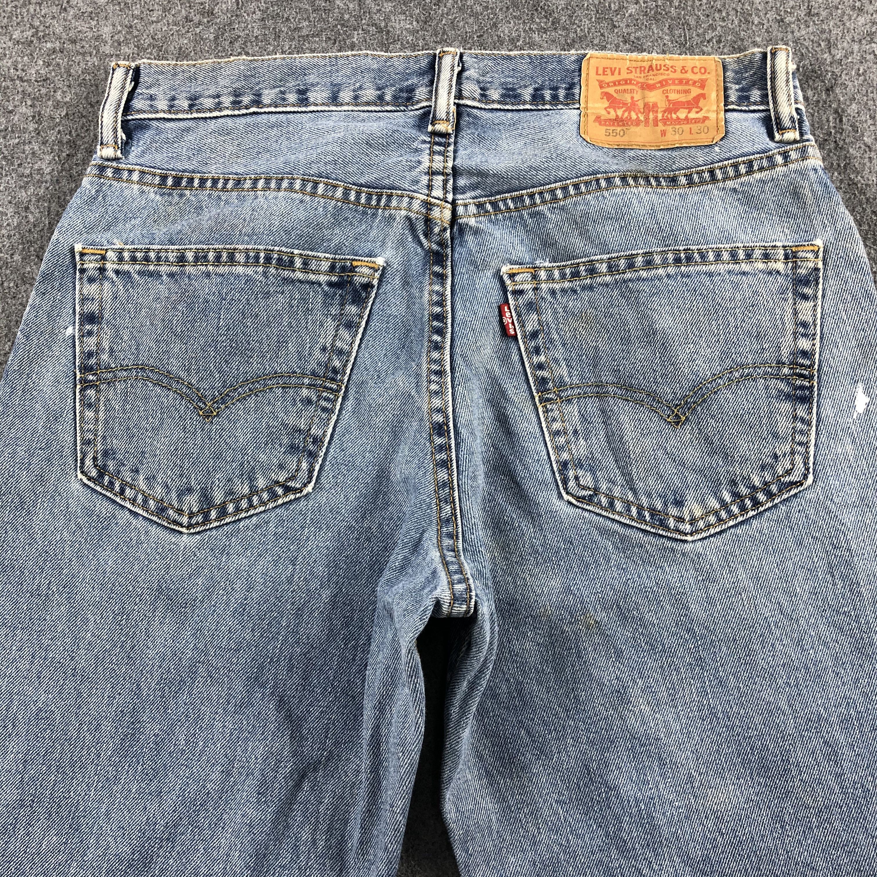 Levi's Vintage Blue Wash Levis 550 Jeans-J1621 Size US 31 - 4 Thumbnail