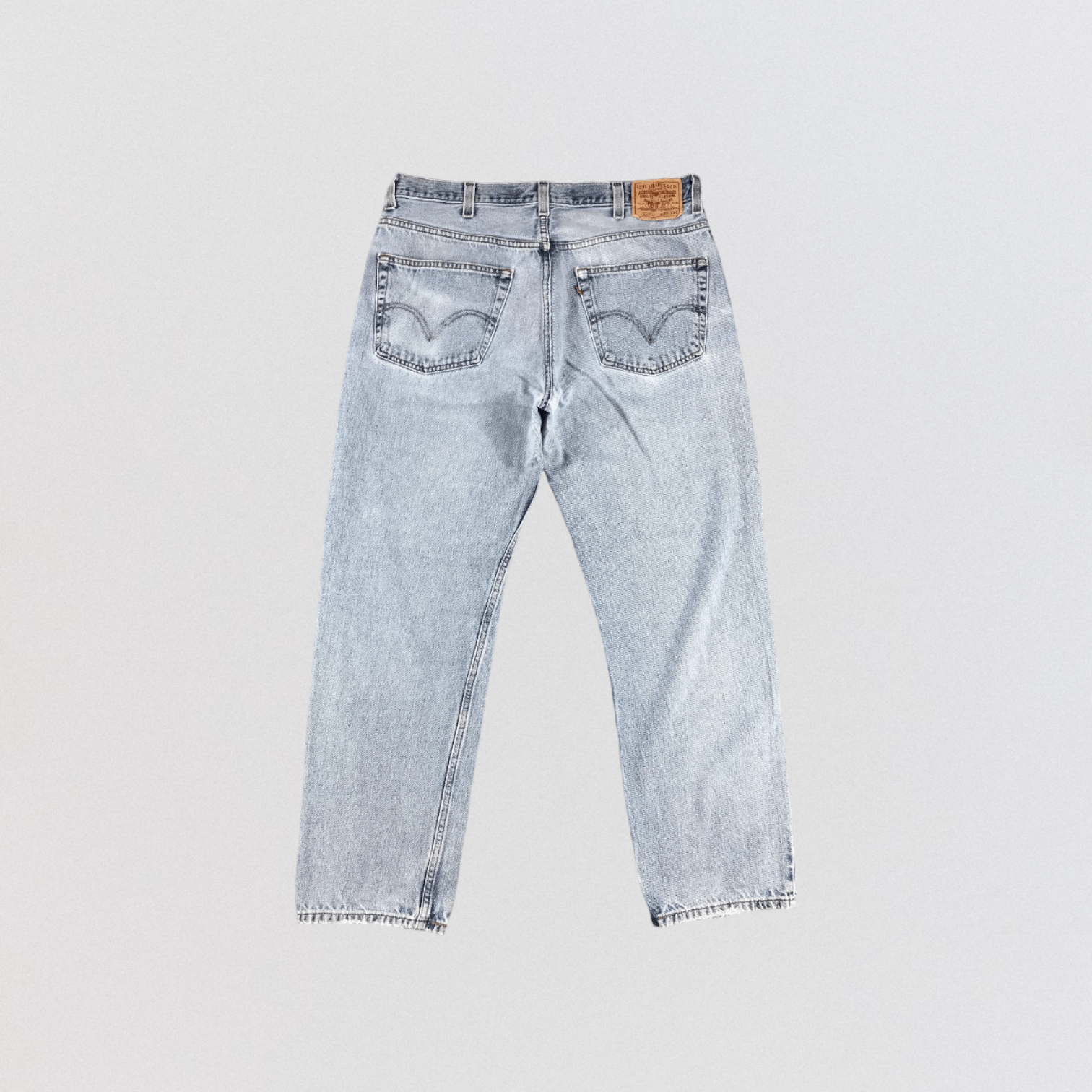 Levi's × Vintage Vintage Light Wash Levis 550 Jeans-JM775 Size US 39 - 2 Thumbnail