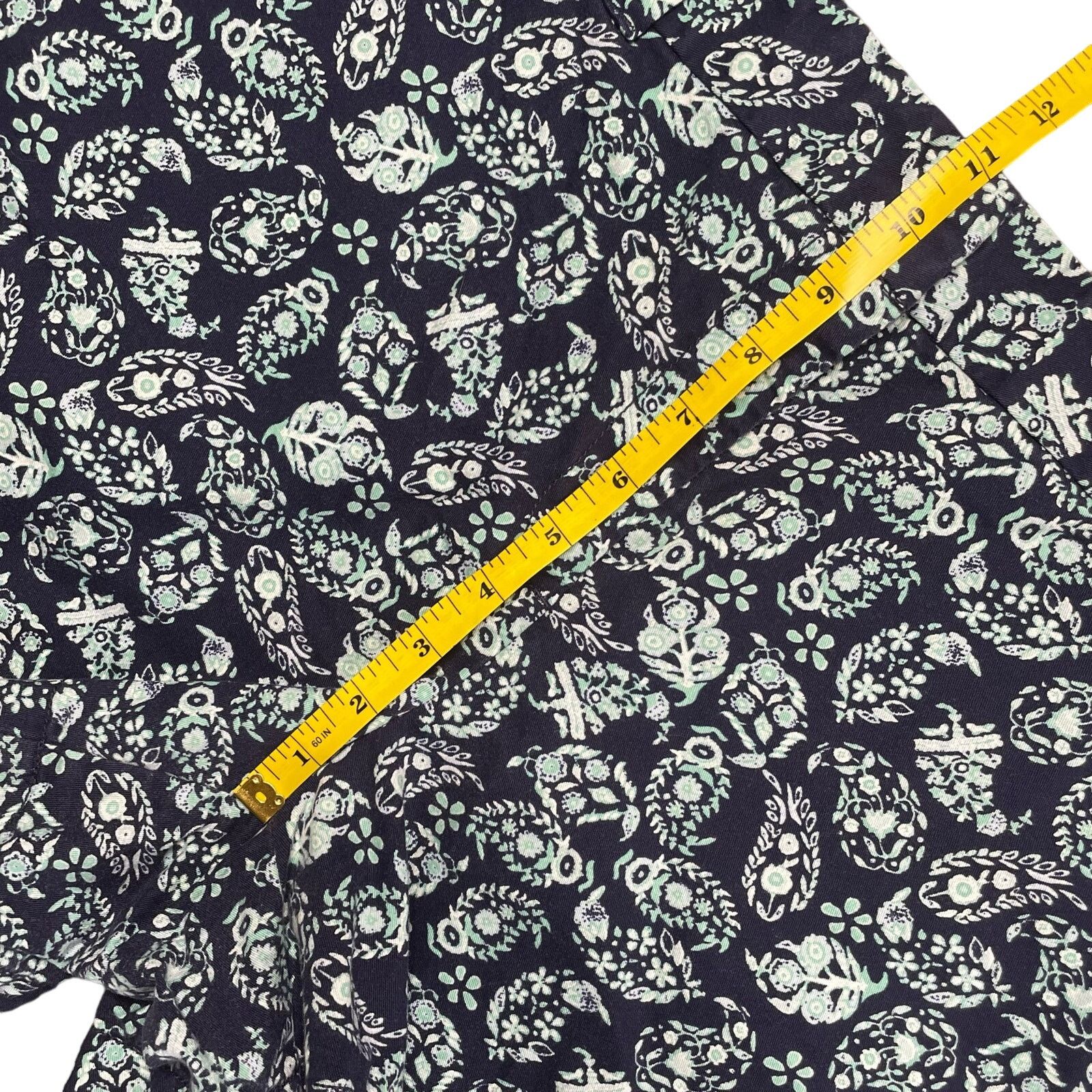 Loft NWOT Loft Cotton Paisley Shorts Size 38" / US 16 / IT 52 - 11 Thumbnail