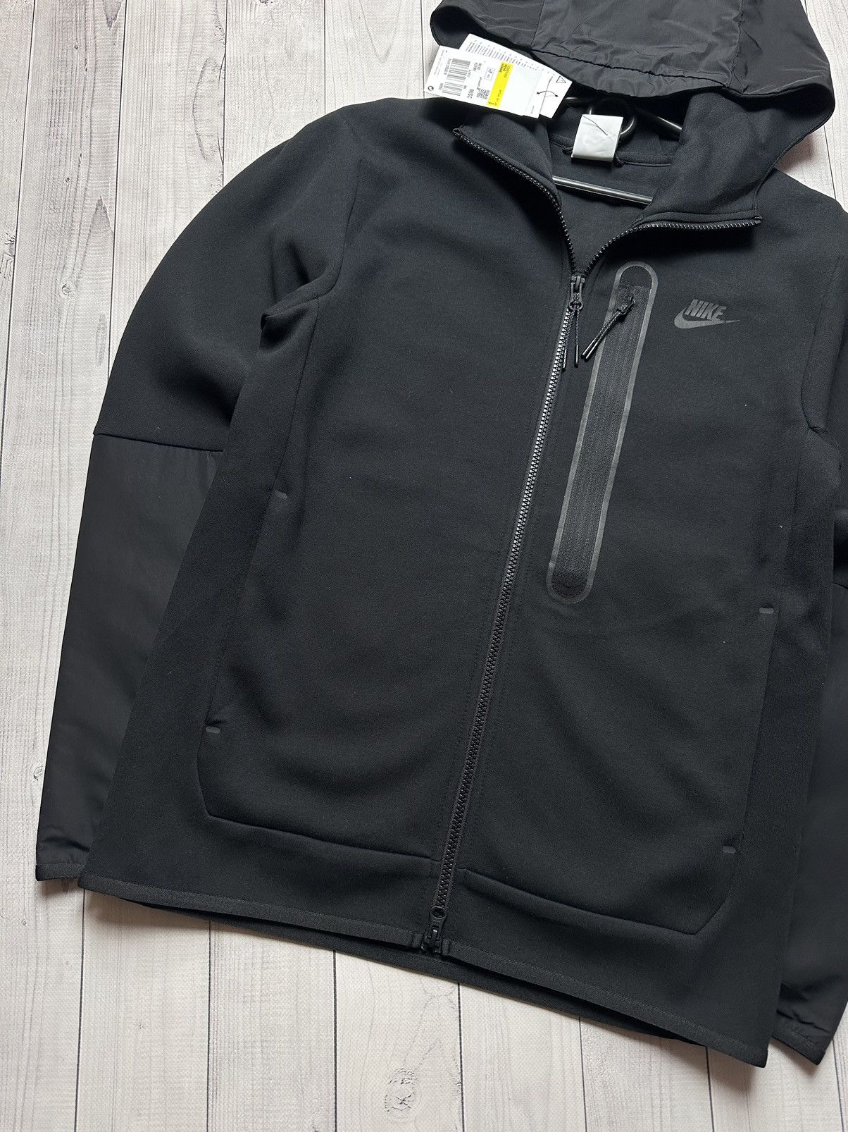 Nike Nike tech fleece zip hoodie size S black drill Size US S / EU 44-46 / 1 - 2 Thumbnail