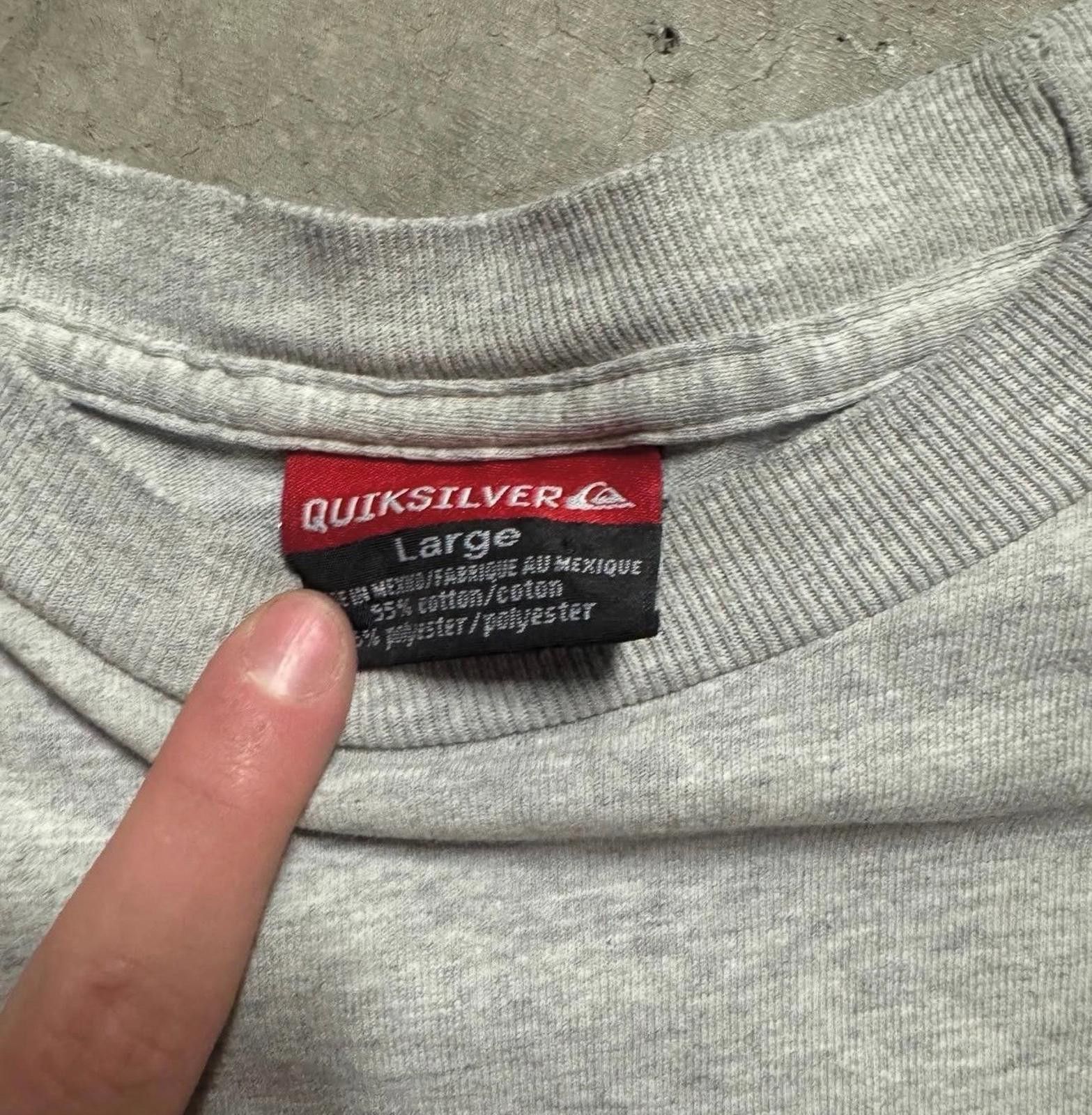 Quiksilver Quiksilver Quad Hit Longsleeve Surf Mens LG Y2K 90s Surf Size US L / EU 52-54 / 3 - 3 Thumbnail