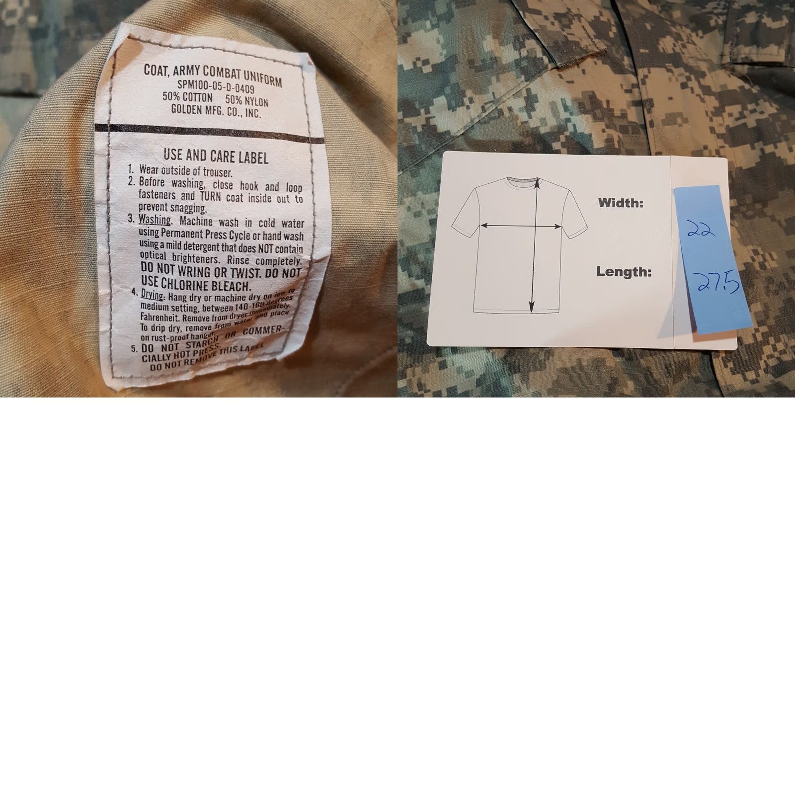 Vintage VINTAGE Army Digital Camo Military Patch Men's M Short Jacket Field Coat Zip Up Size US 31 - 8 Thumbnail