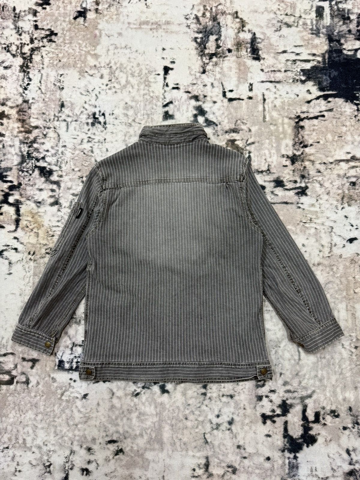 Japanese Brand Dogman Workwear Hickory Stripe Denim Jacket Size US S / EU 44-46 / 1 - 4 Thumbnail