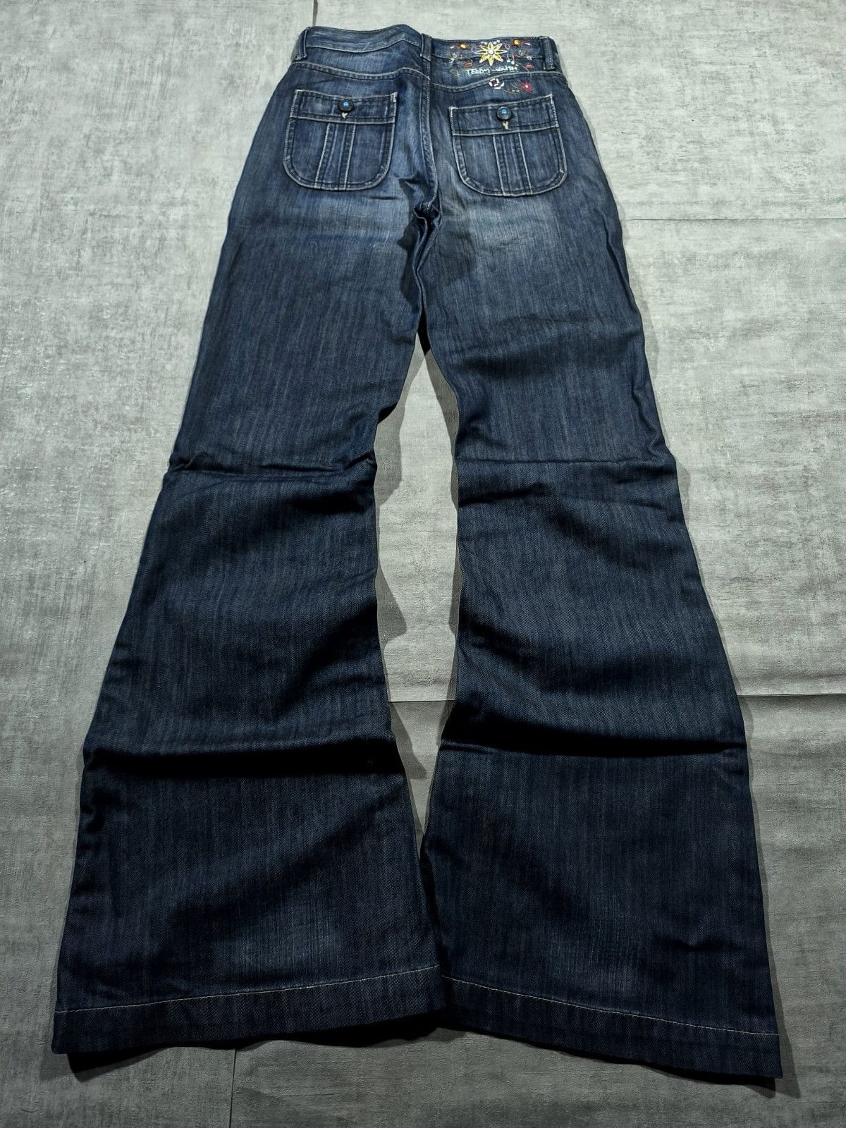 Other xxs 2000s grunge super flared jeans lowrise Size 25" / US 0 / IT 36 - 3 Thumbnail