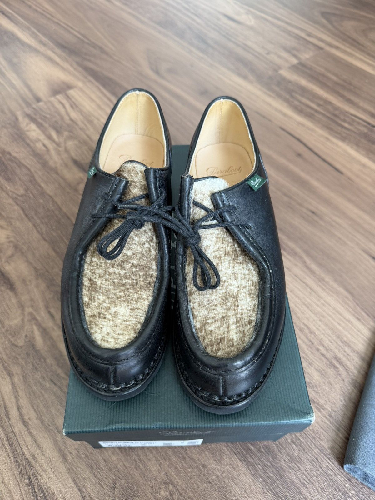 Paraboot Paraboot Michael Lis Noir PLPP Mouchete 42 Size US 9 / EU 42 - 3 Thumbnail