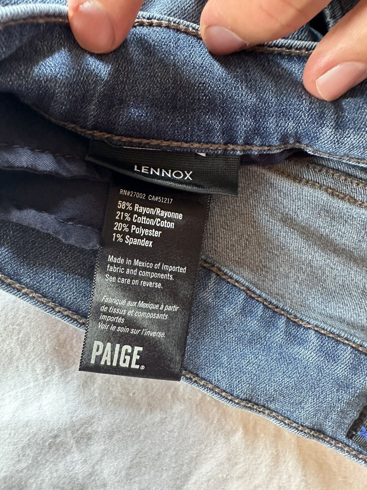 Paige Paige Stretch Jeans Size US 34 / EU 50 - 3 Thumbnail