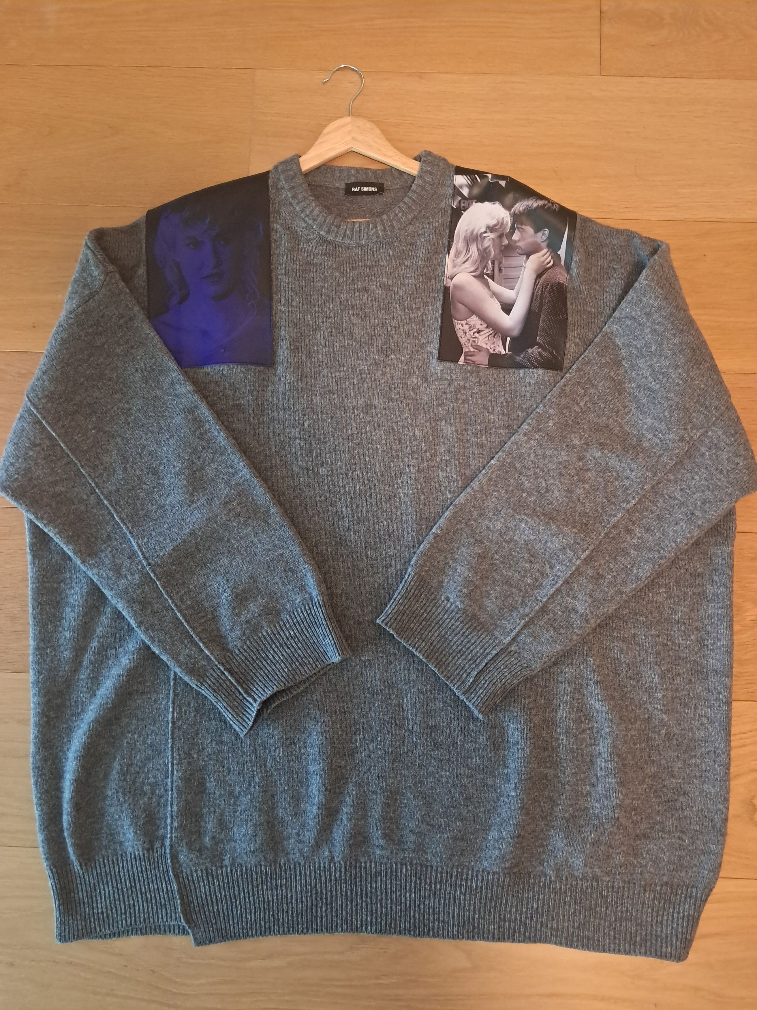 Raf Simons Raf Simons Oversized Grey Patched Sweatshirt (AW 19) Size US S / EU 44-46 / 1 - 6 Thumbnail