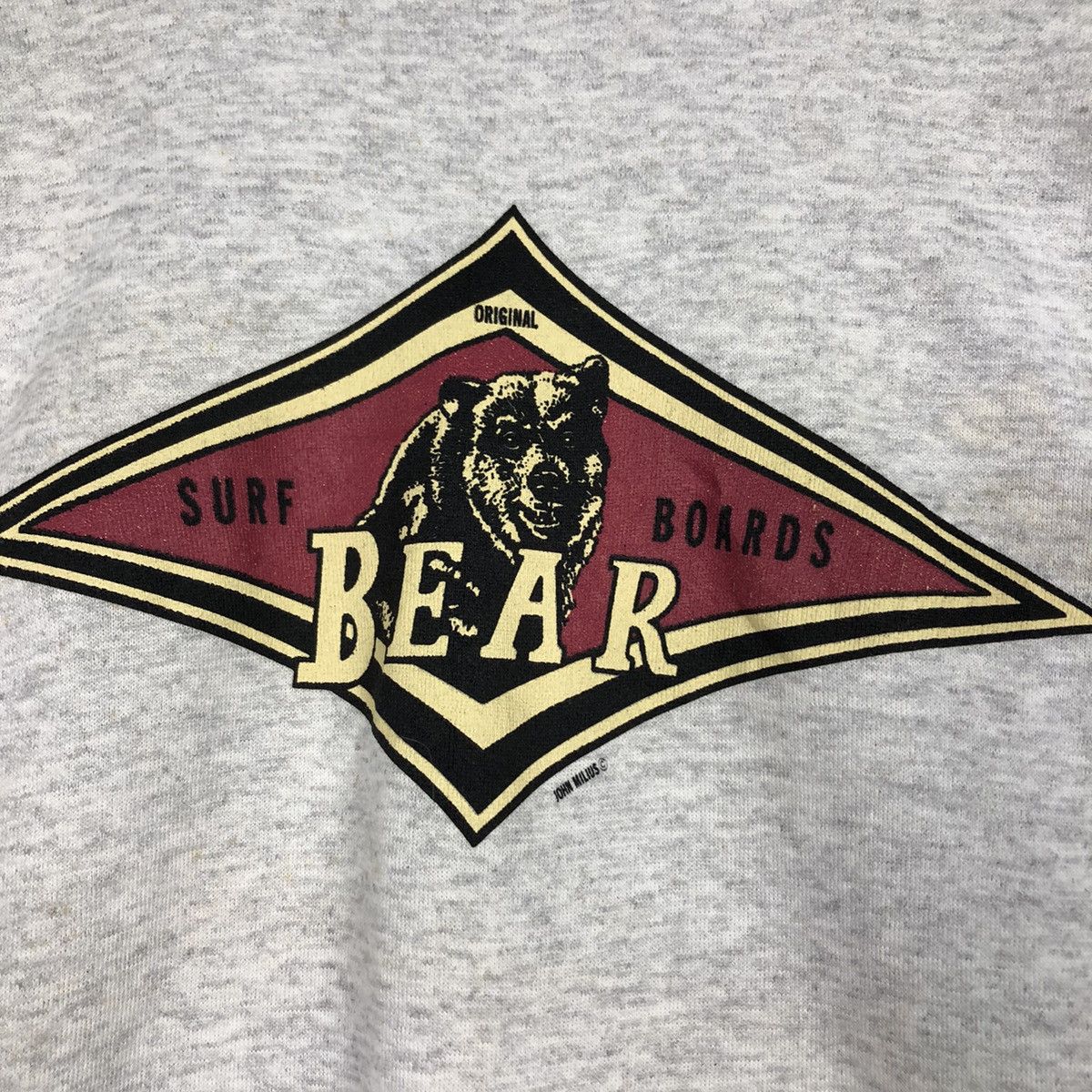 Vintage BEAR USA Archival Grey Crewneck Logo Hit True 90s Athletic Size US M / EU 48-50 / 2 - 13 Thumbnail