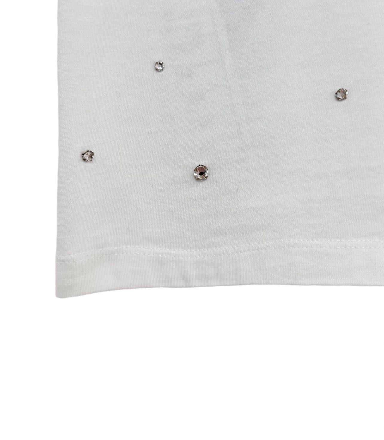 Miu Miu Miu Miu Crew Neck Short Sleeve Star Studded T-Shirt K26WX Size XS / US 0-2 / IT 36-38 - 4 Thumbnail