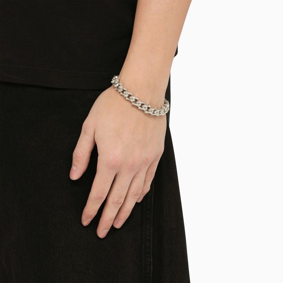 Emanuele Bicocchi o1d2blof0424 Size: L / Arabesques Chain Bracelet in Silver Size ONE SIZE - 2 Thumbnail
