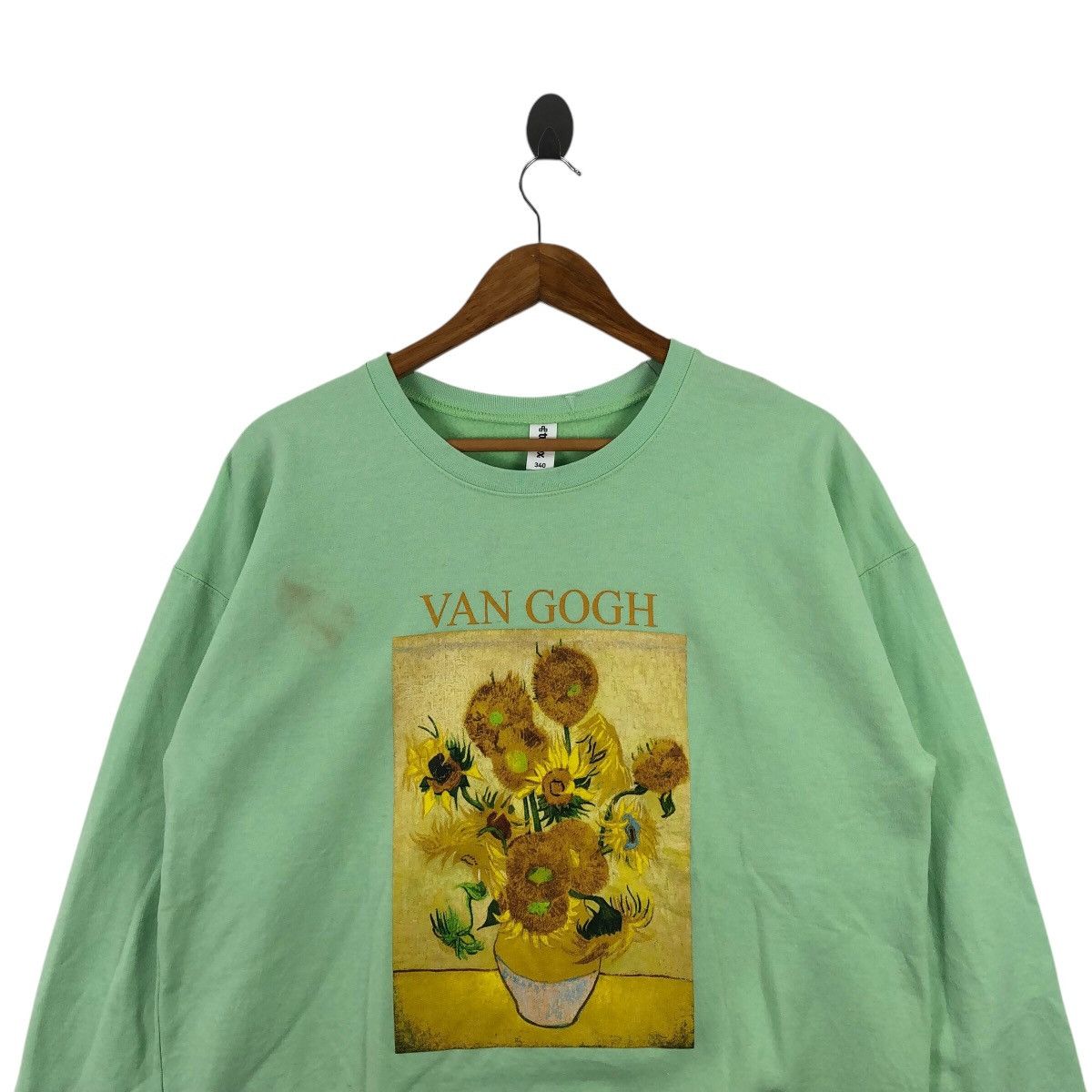 Vintage Vintage VINCENT VAN GOGH Flower Art Sweatshirt Size US L / EU 52-54 / 3 - 3 Thumbnail
