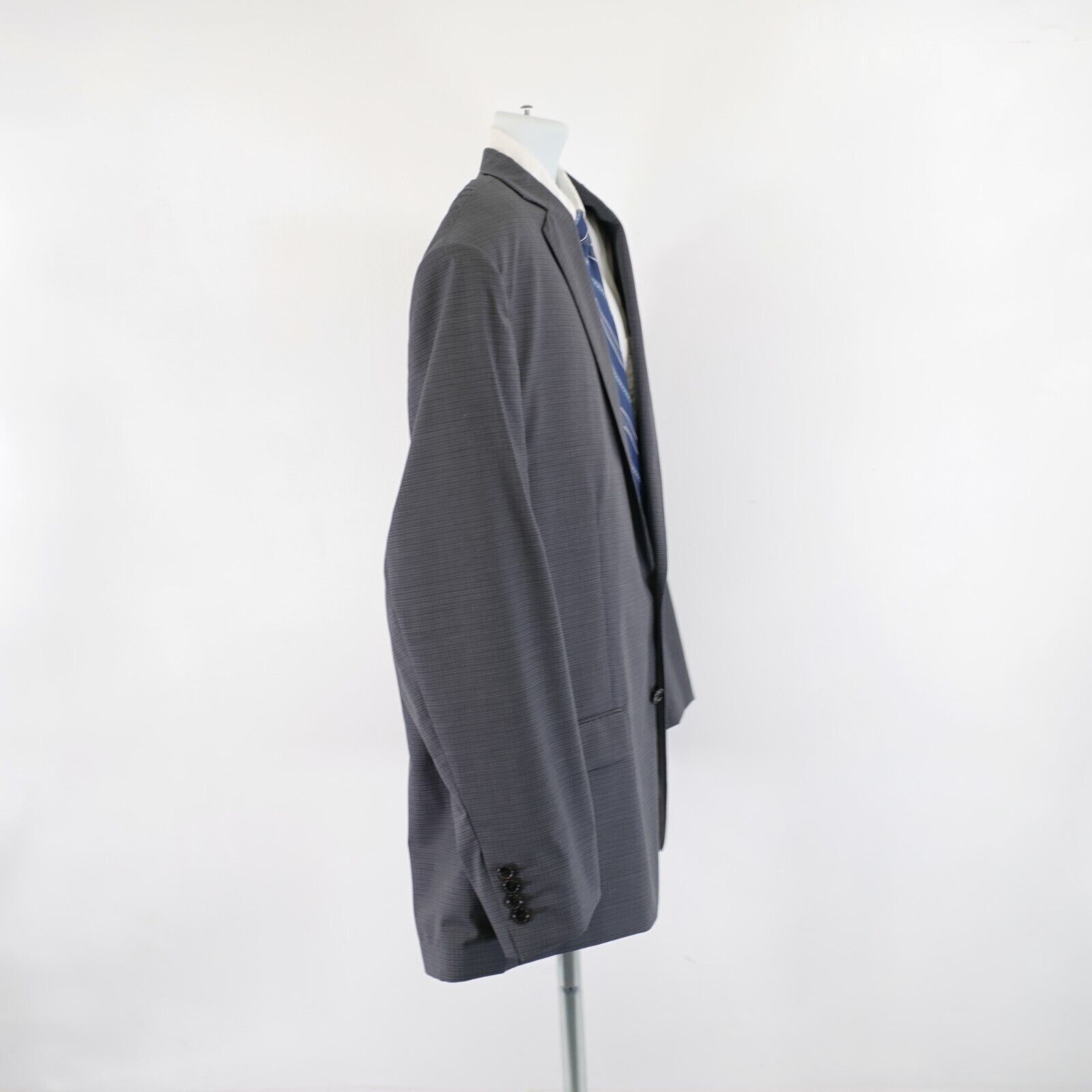 Ralph Lauren Ralph Lauren Gray Plaid 2 A Piece Suit 54L 52/30 Flat Front Size 54L - 10 Thumbnail