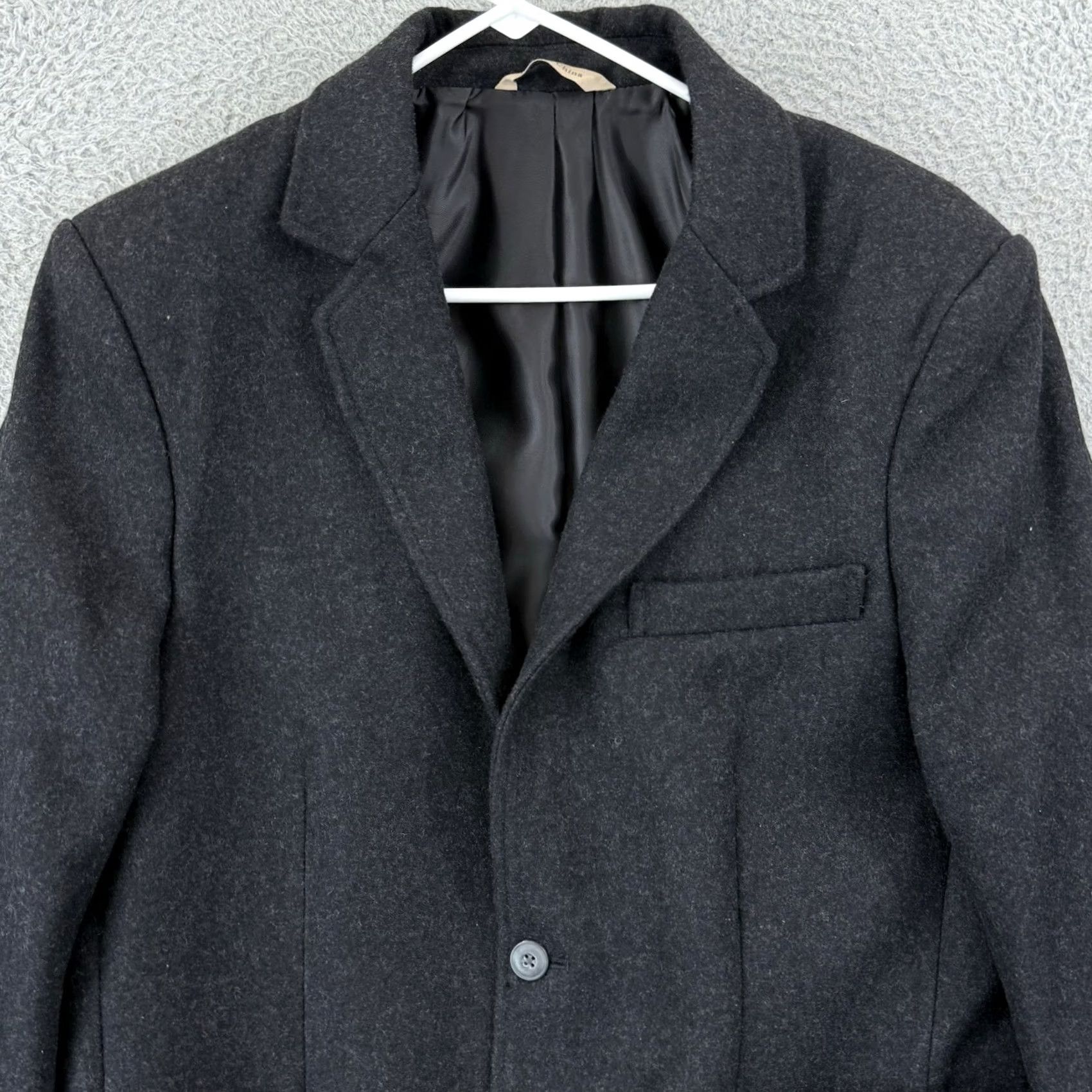 Duluth Trading Company Duluth Trading Blazer Mens 40R Black Wool Long Sleeve Jacket Shooting Outdoor Size US L / EU 52-54 / 3 - 3 Thumbnail
