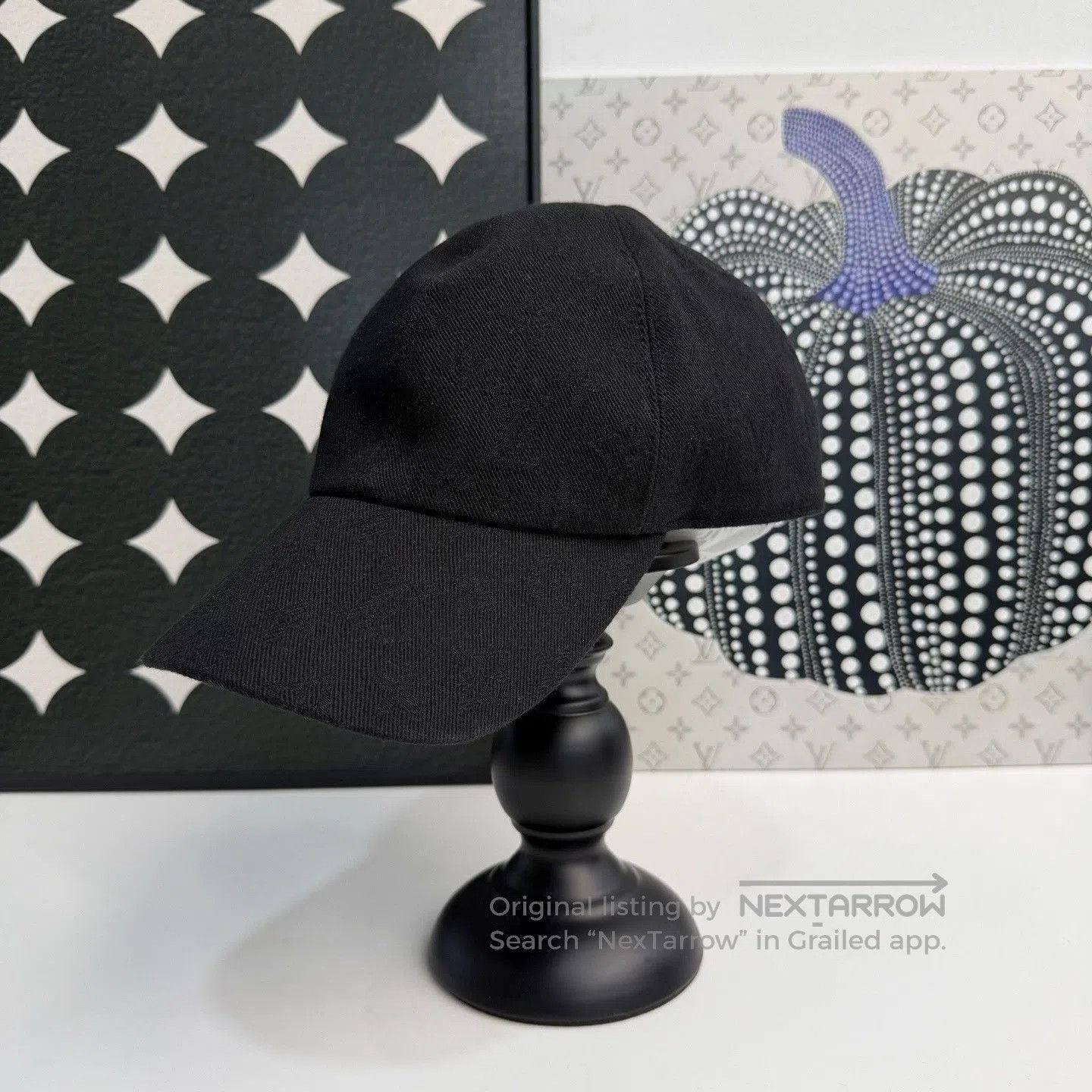 Louis Vuitton Louis Vuitton Monogram Black Denim Baseball Cap. Size ONE SIZE - 1 Thumbnail