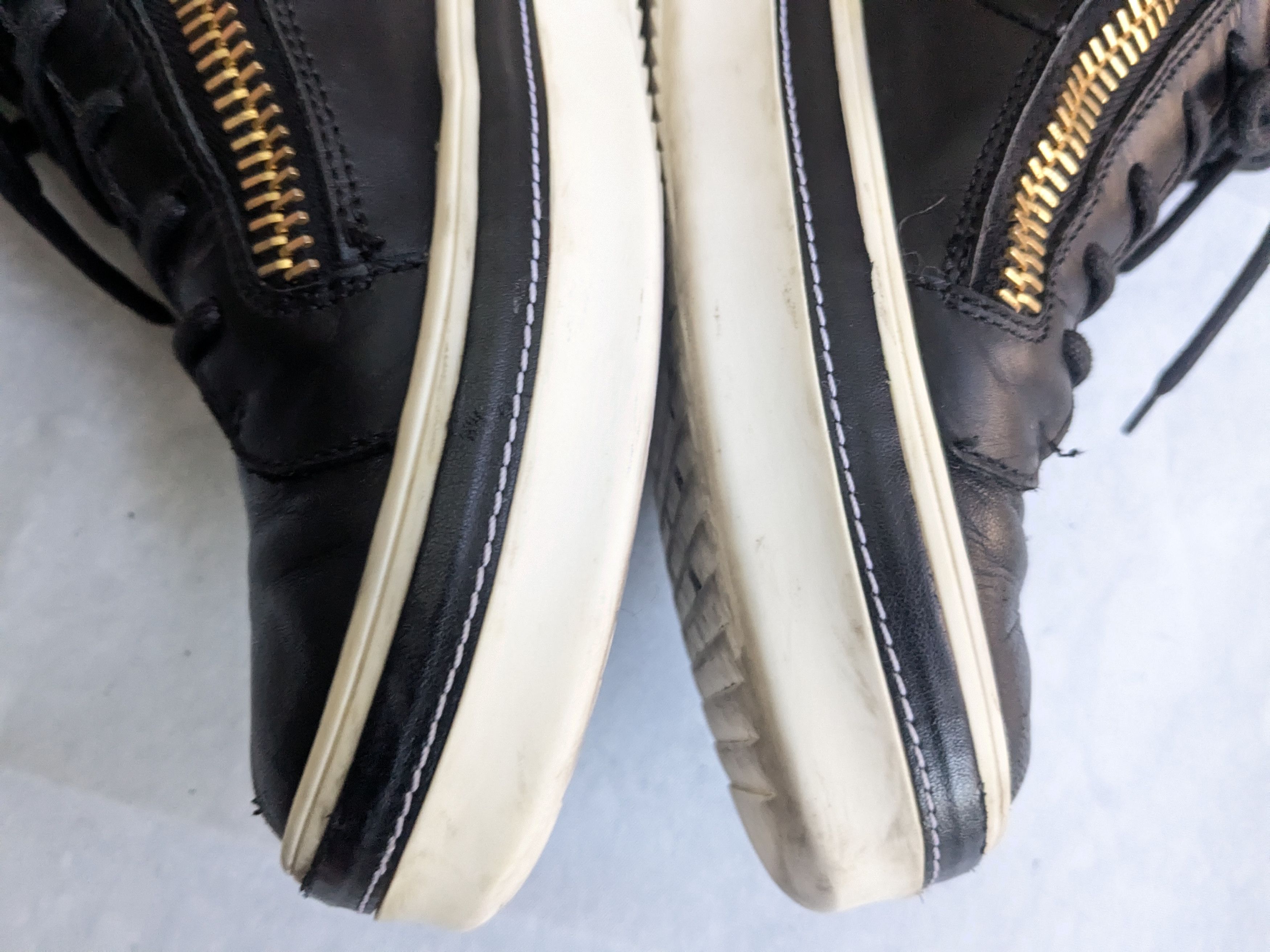 Giuseppe Zanotti Giuseppe Zanotti High Tops Black 10 43 High Top Leather Size US 10 / EU 43 - 8 Thumbnail