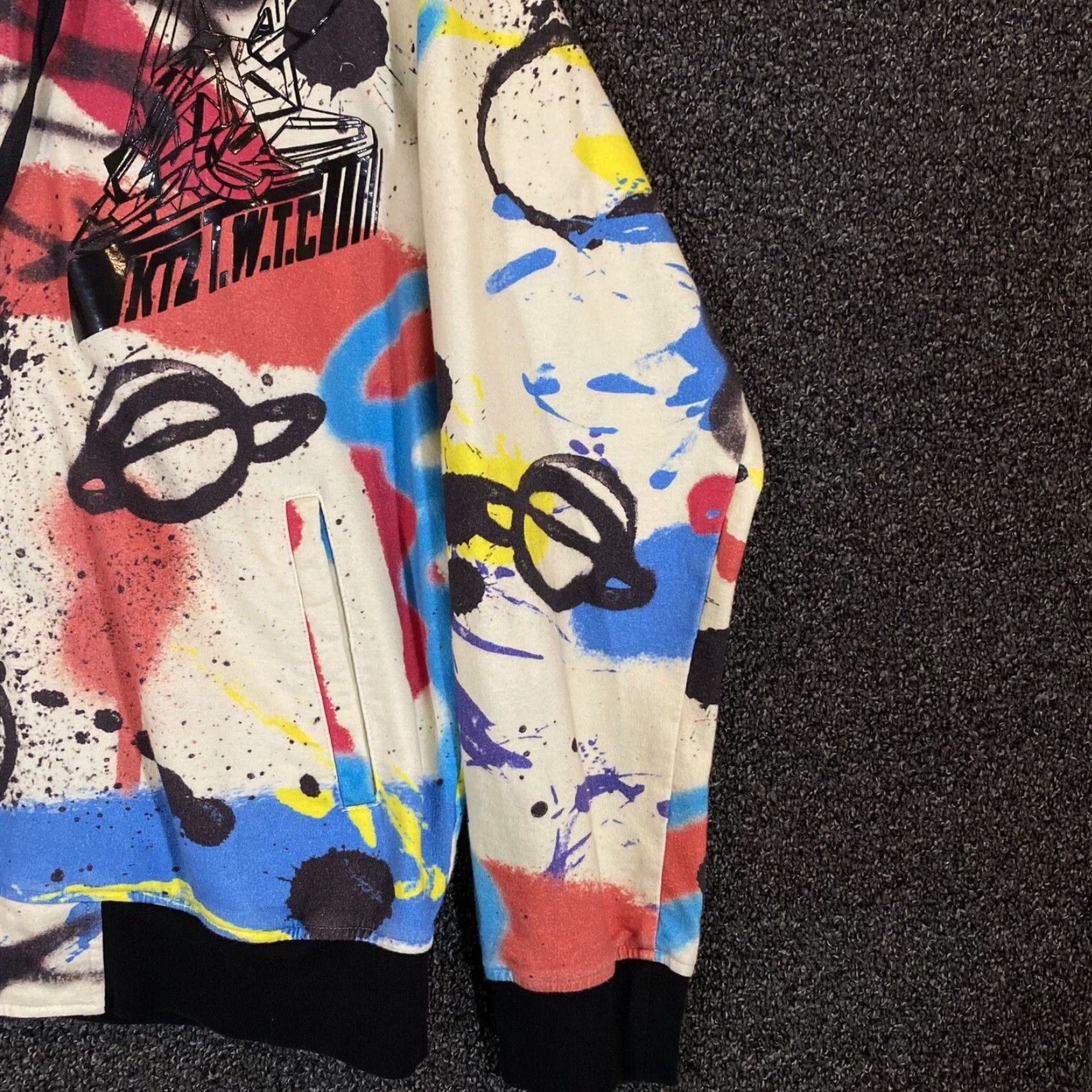 KTZ KTZ Jacket Mens Large Masterpiece Graffiti Katizette Paint Splatter Multicolor Size US L / EU 52-54 / 3 - 5 Thumbnail