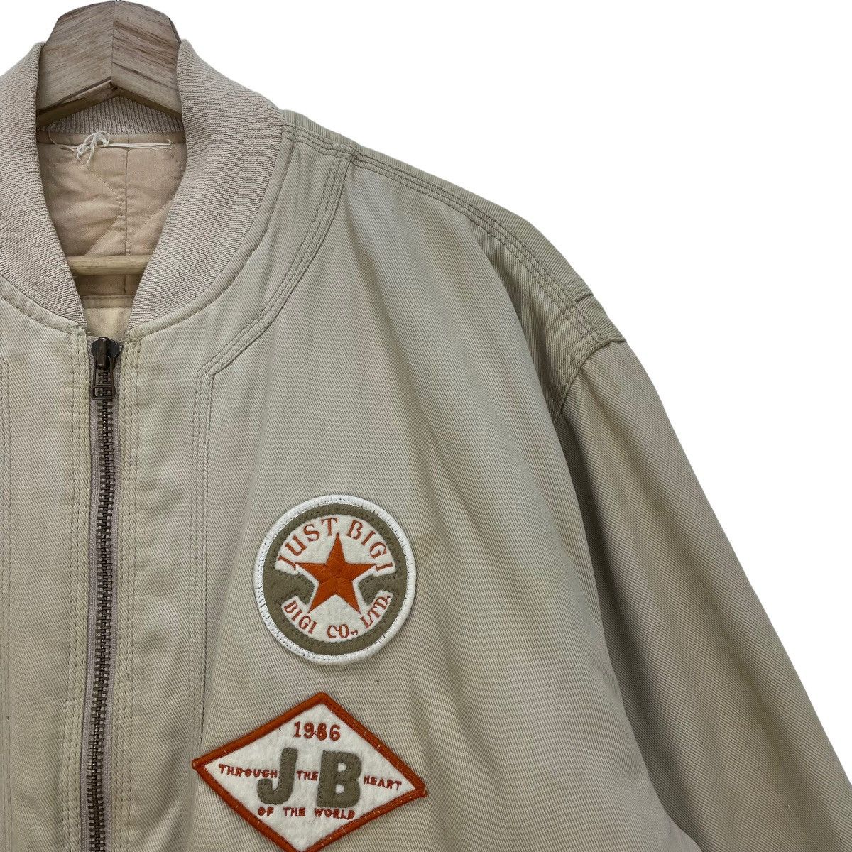 BIGI 🫴🏻Vintage Japanese Brand Men Bigi Just Big Racing Bomber Size US L / EU 52-54 / 3 - 5 Thumbnail